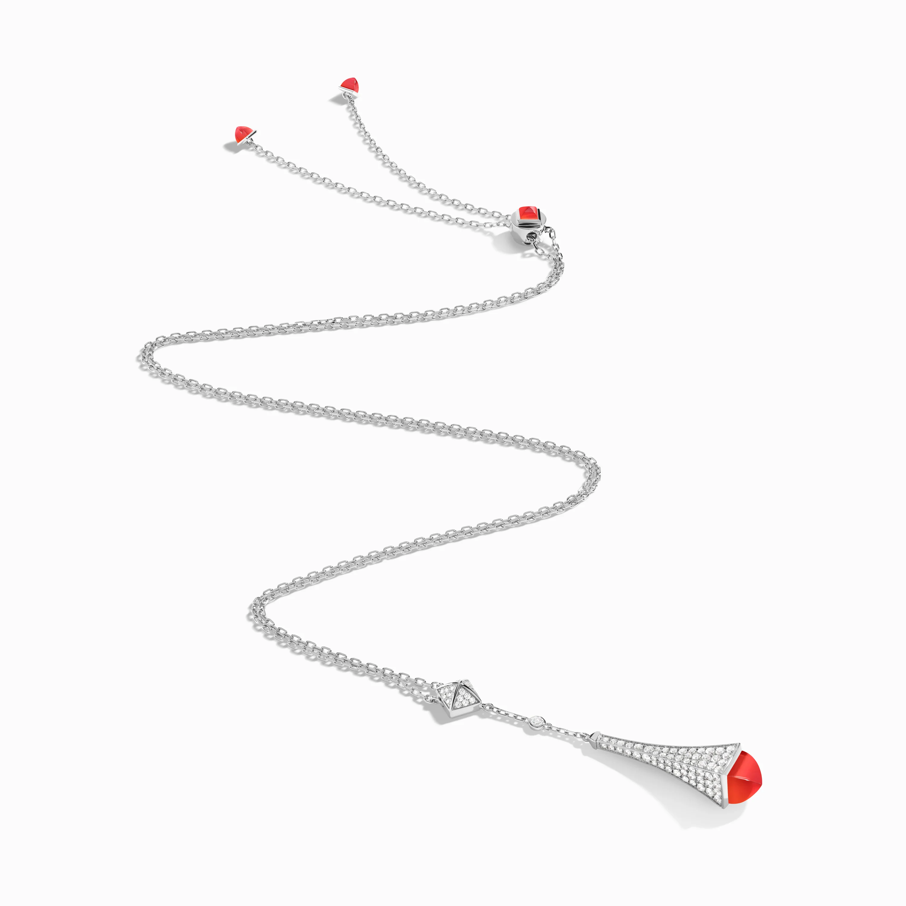 Cleo Diamond Teardrop Pendant - Image 16