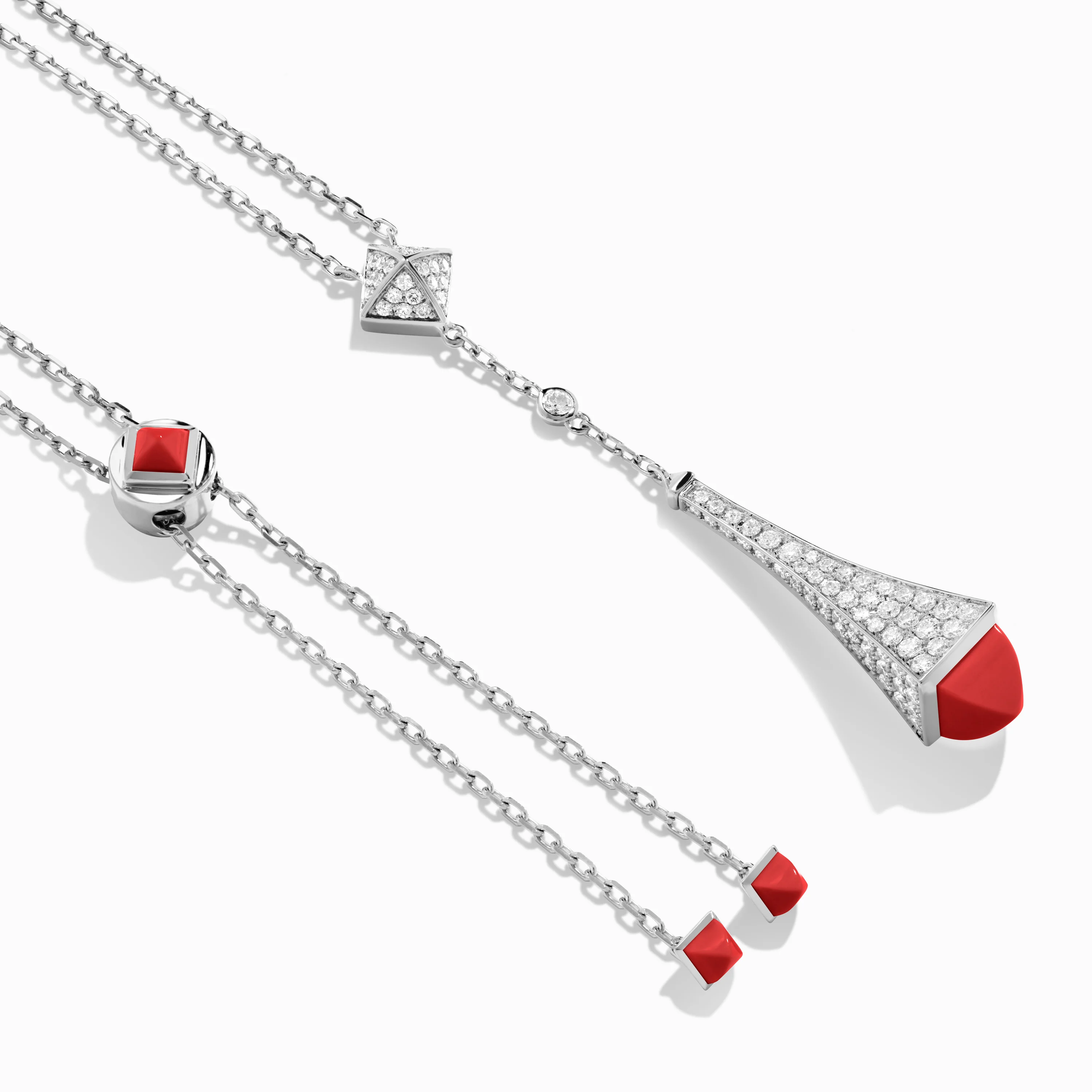 Cleo Diamond Teardrop Pendant - Image 19