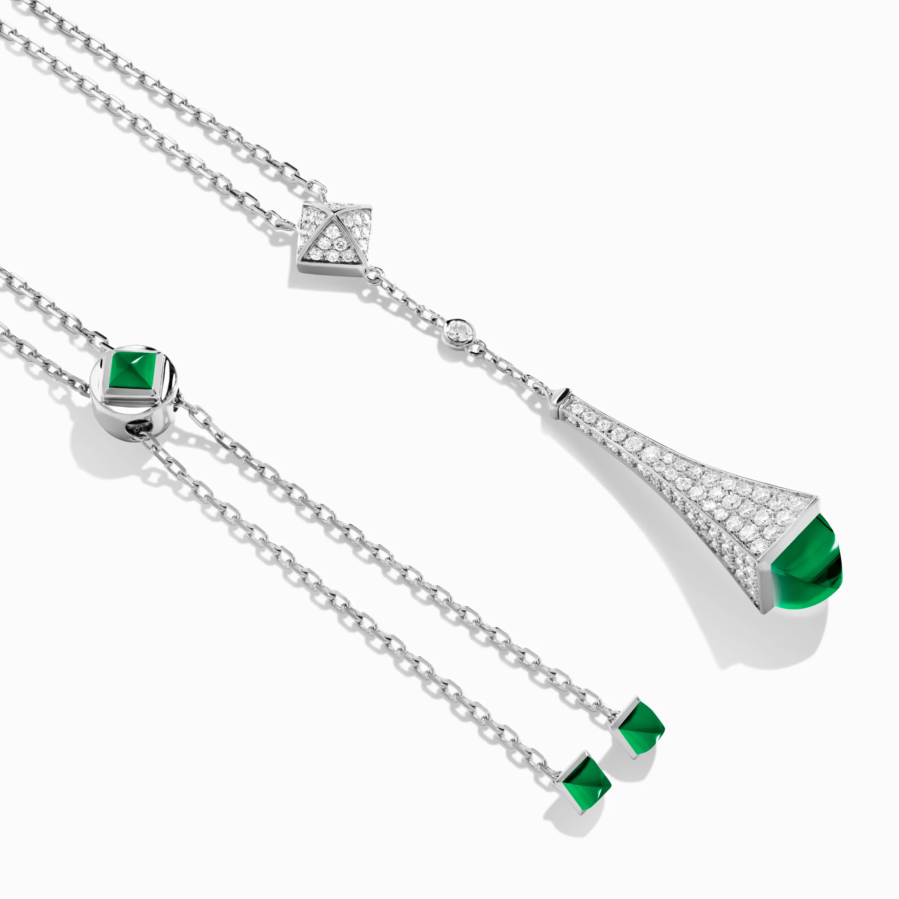 Cleo Diamond Teardrop Pendant - Image 2