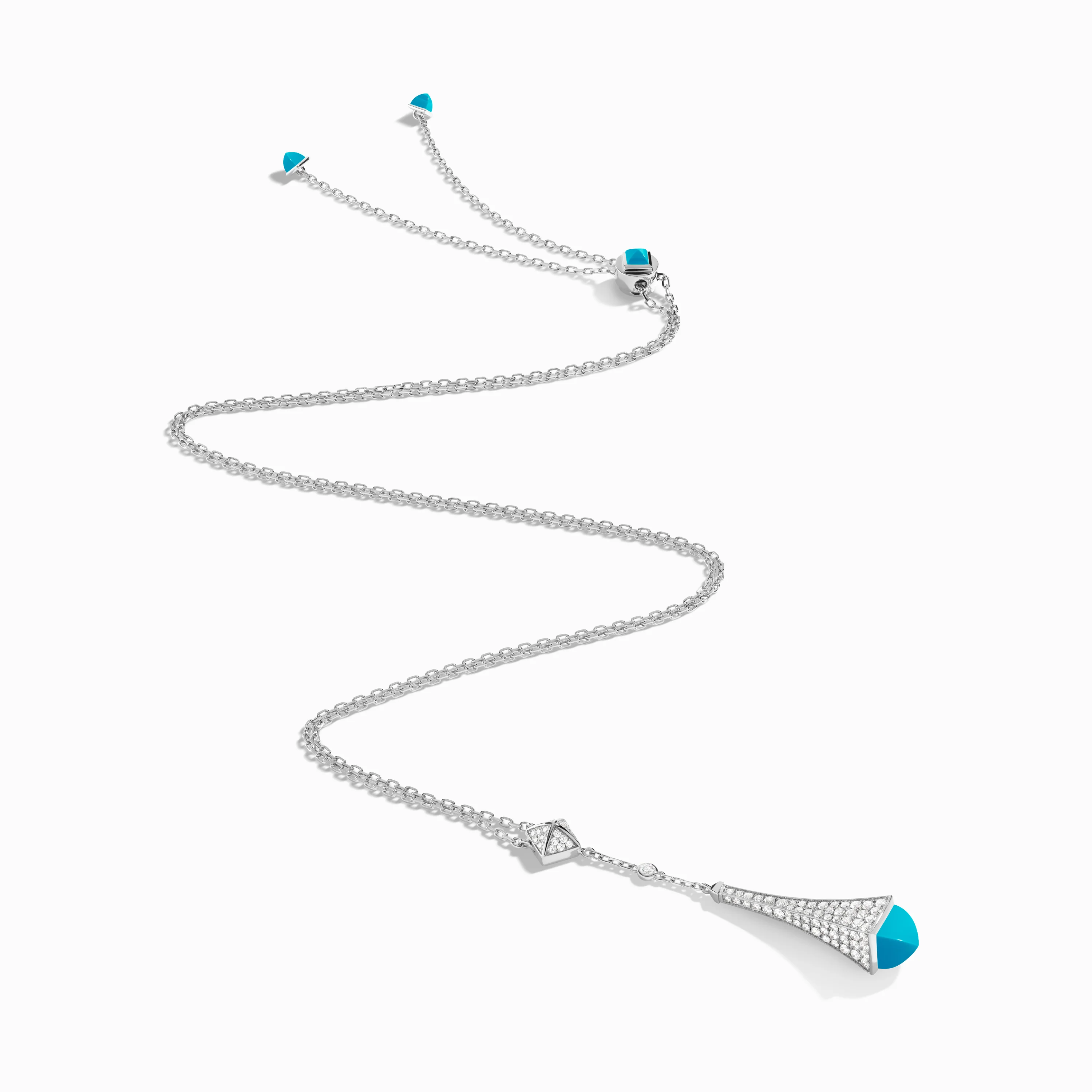Cleo Diamond Teardrop Pendant - Image 20