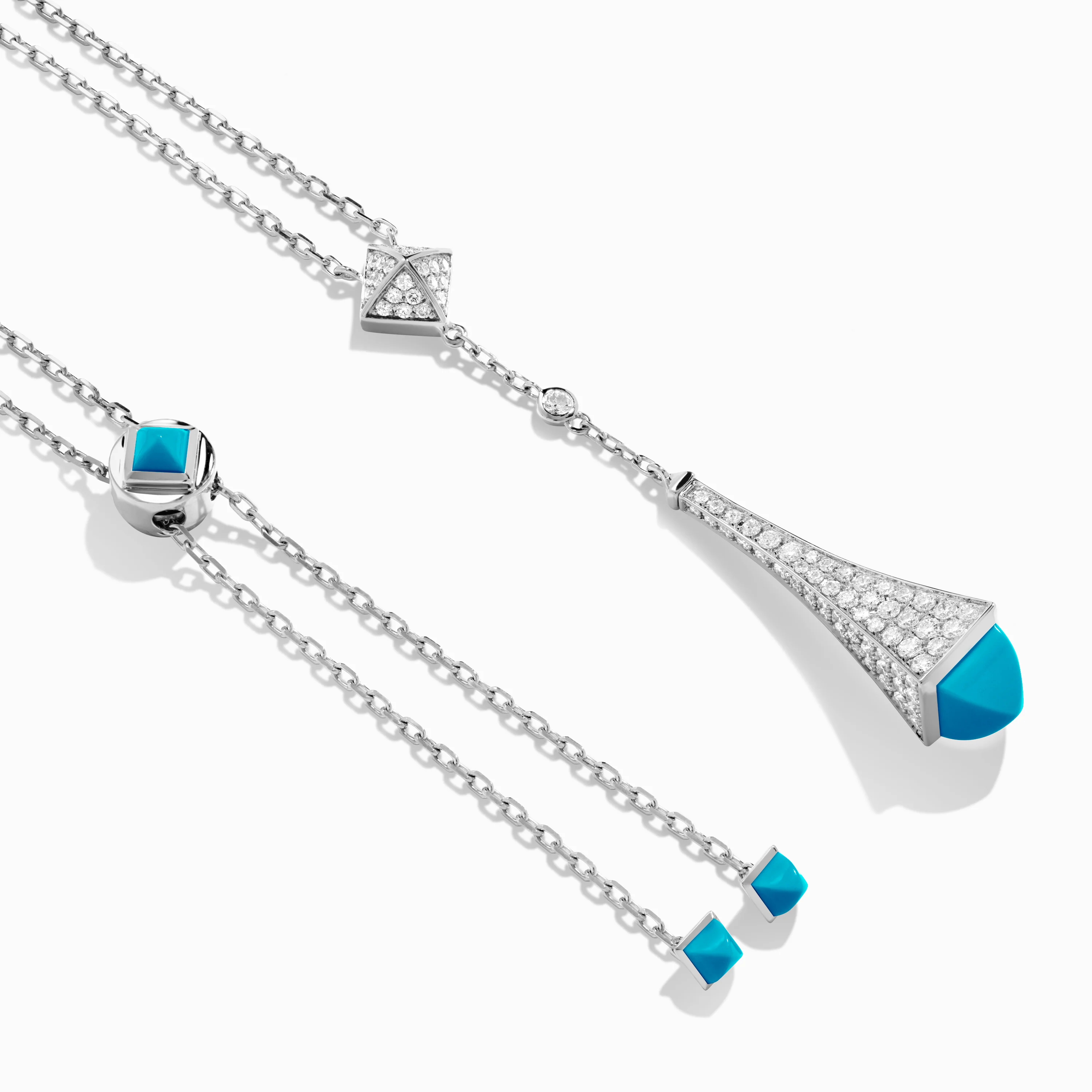 Cleo Diamond Teardrop Pendant - Image 21