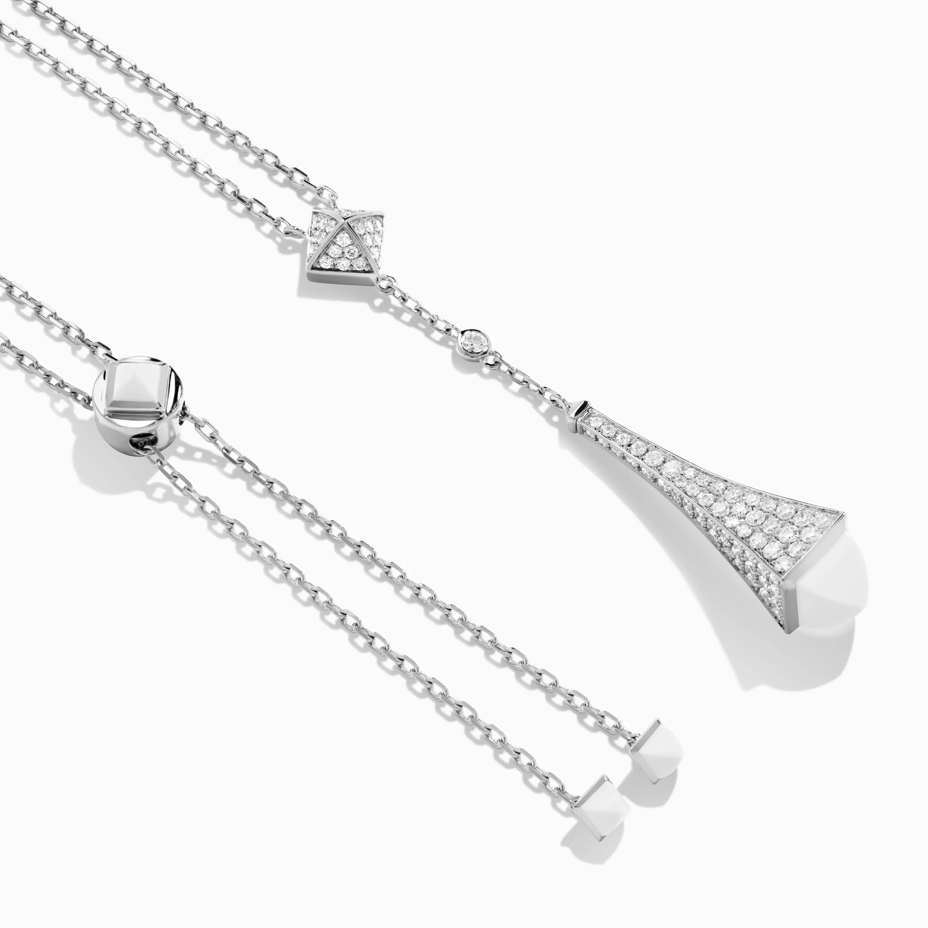 Cleo Diamond Teardrop Pendant - Image 23