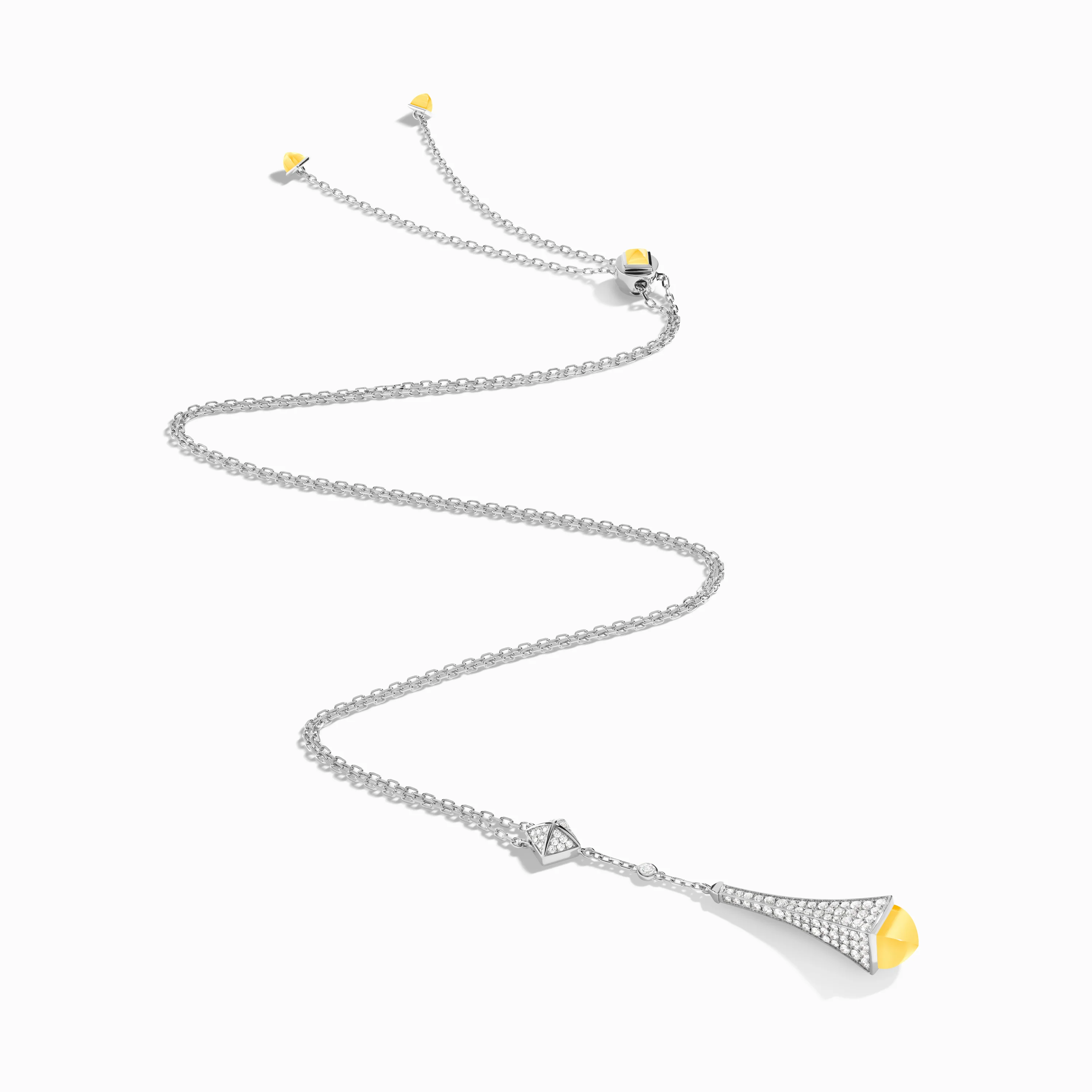 Cleo Diamond Teardrop Pendant - Image 25