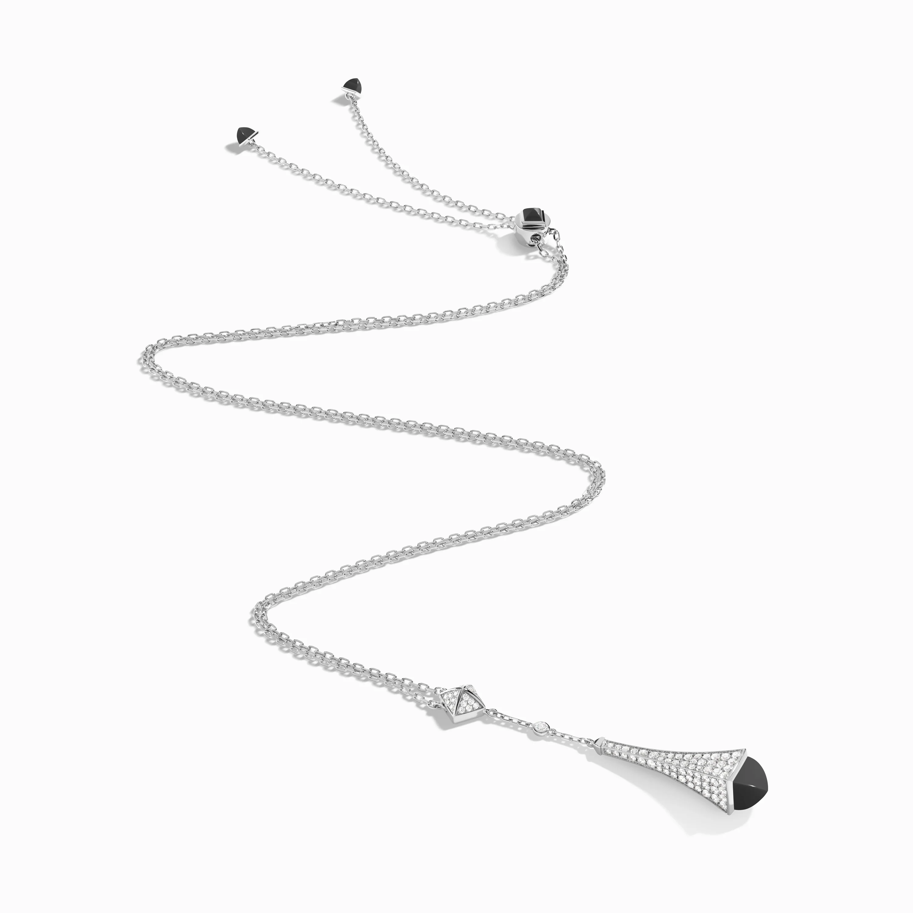Cleo Diamond Teardrop Pendant - Image 6