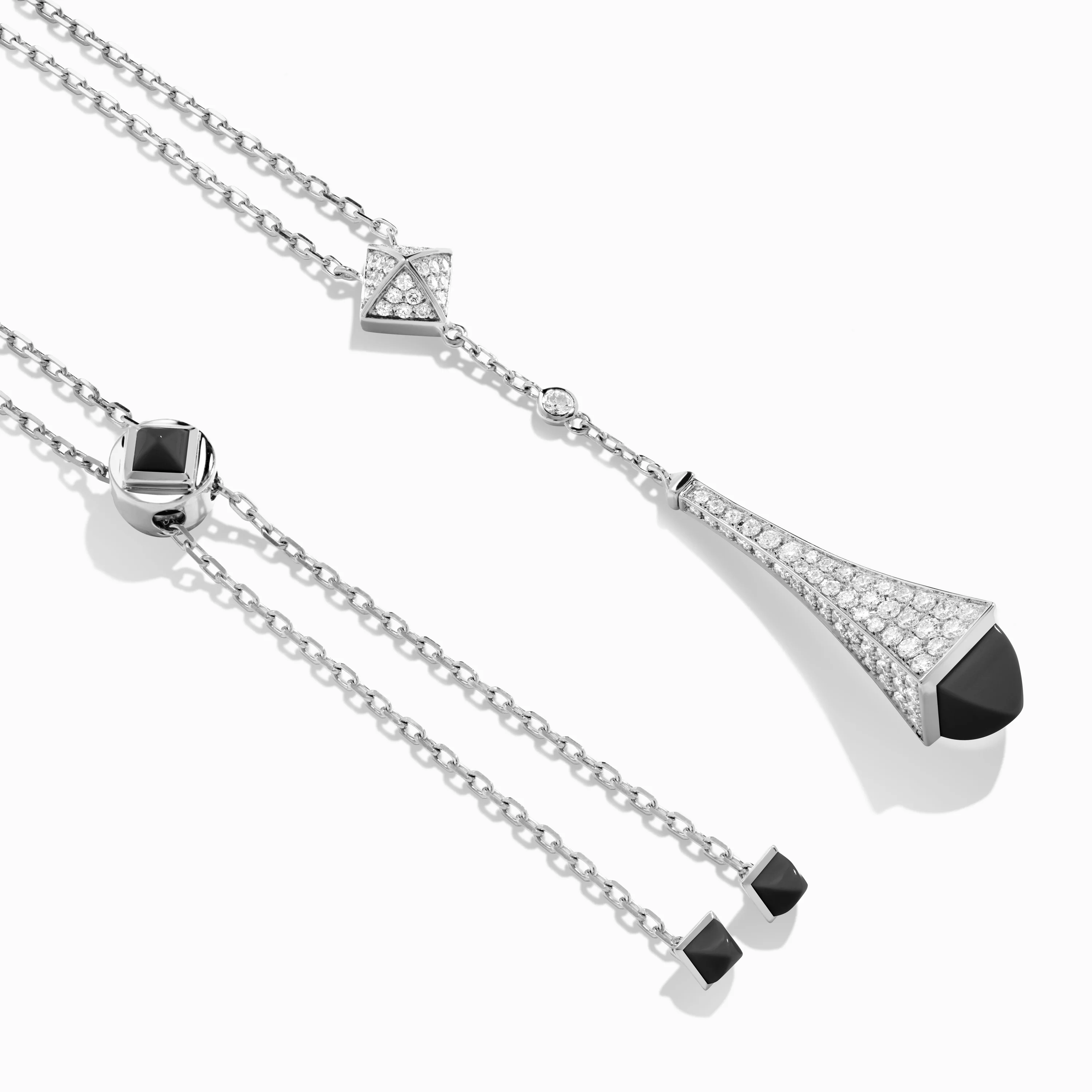 Cleo Diamond Teardrop Pendant - Image 7