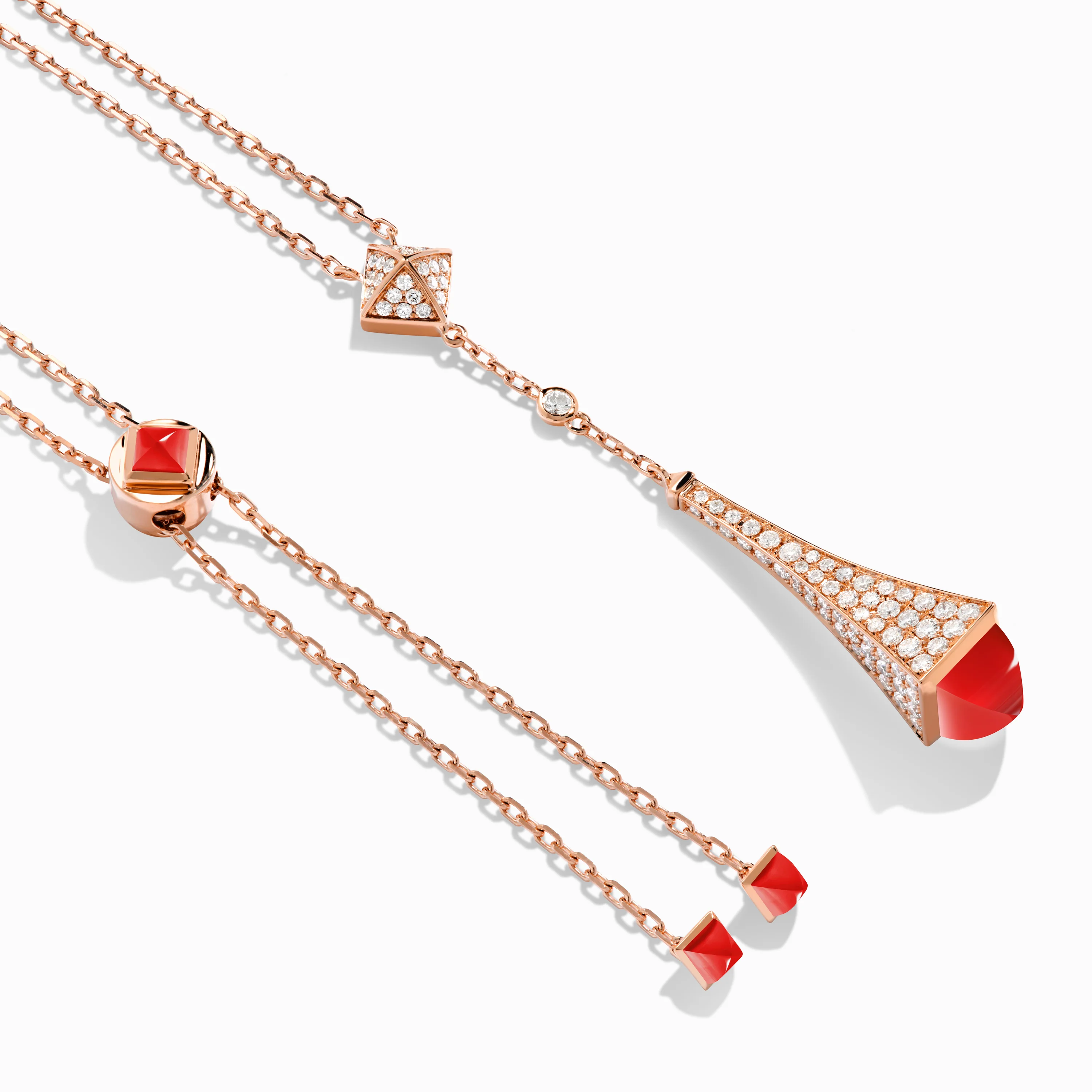 Cleo Diamond Teardrop Pendant - Image 17