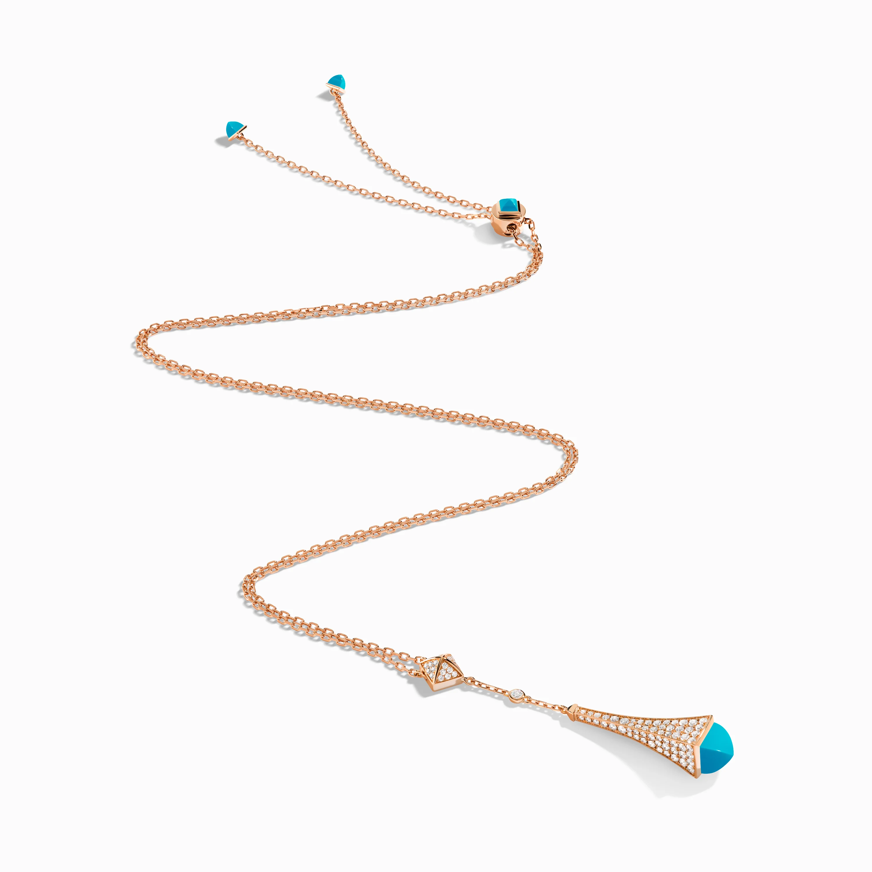 Cleo Diamond Teardrop Pendant - Image 20