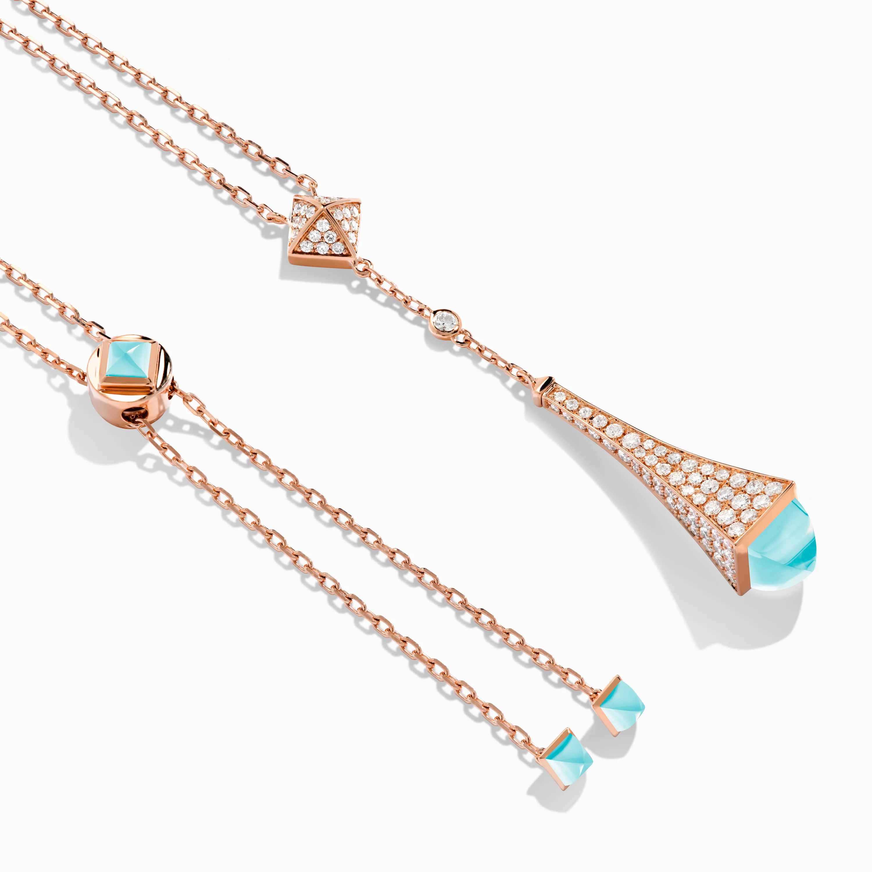 Cleo Diamond Teardrop Pendant - Image 5