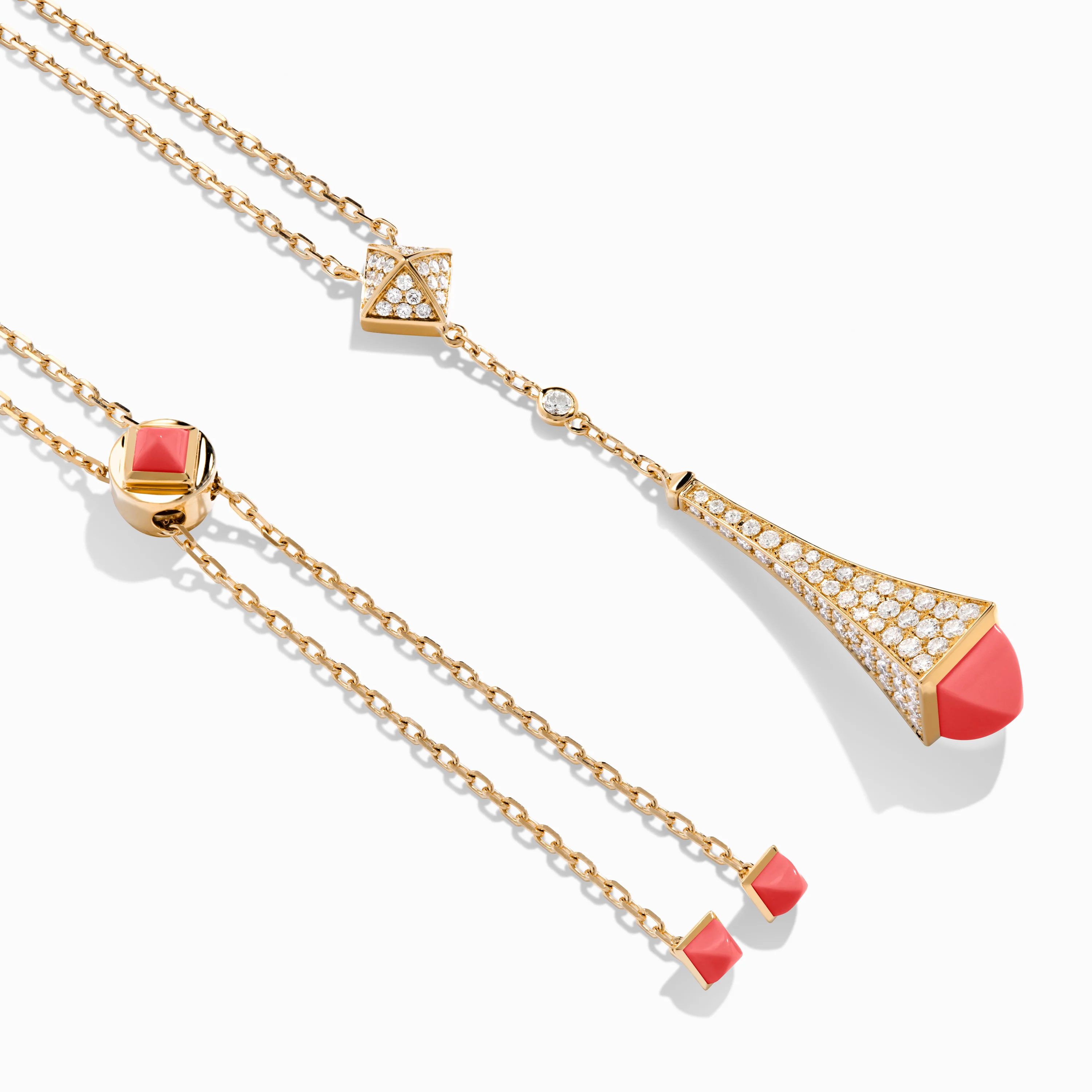 Cleo Diamond Teardrop Pendant - Image 13