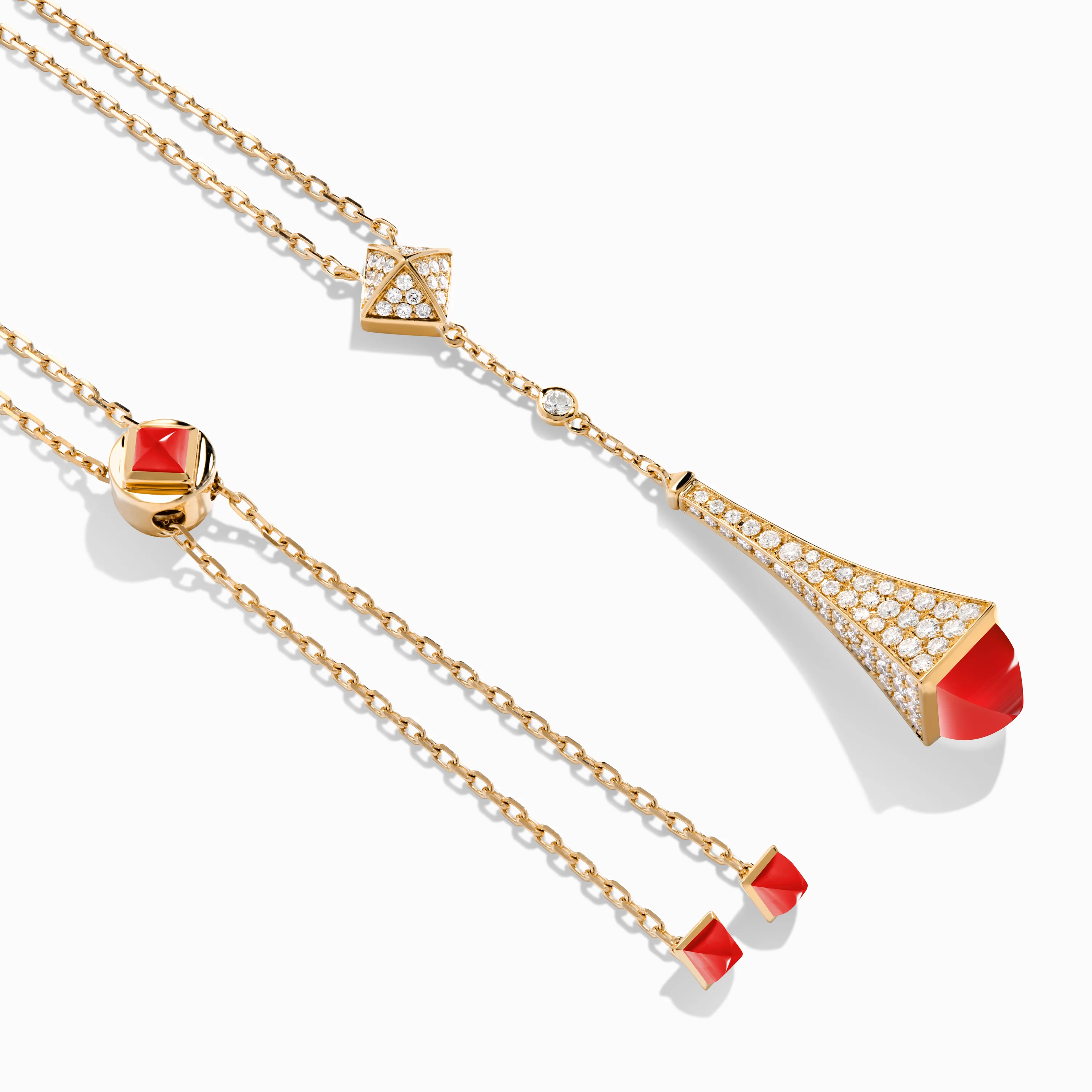 Cleo Diamond Teardrop Pendant - Image 17
