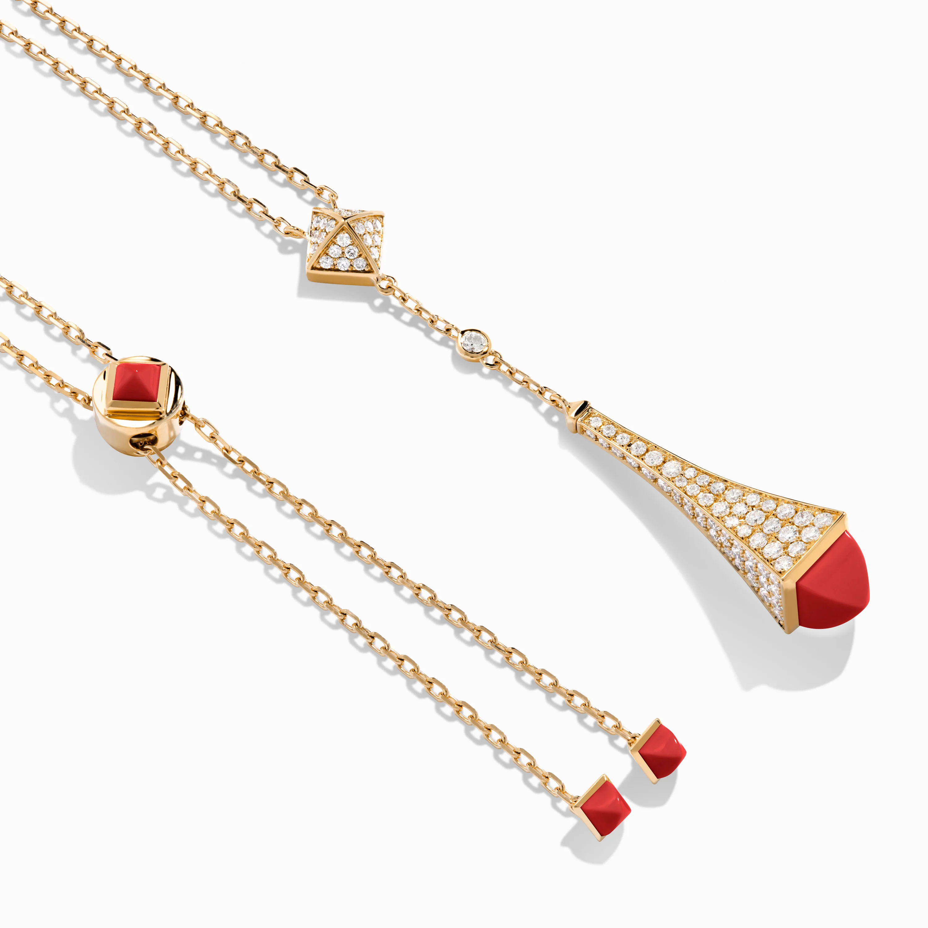 Cleo Diamond Teardrop Pendant - Image 19