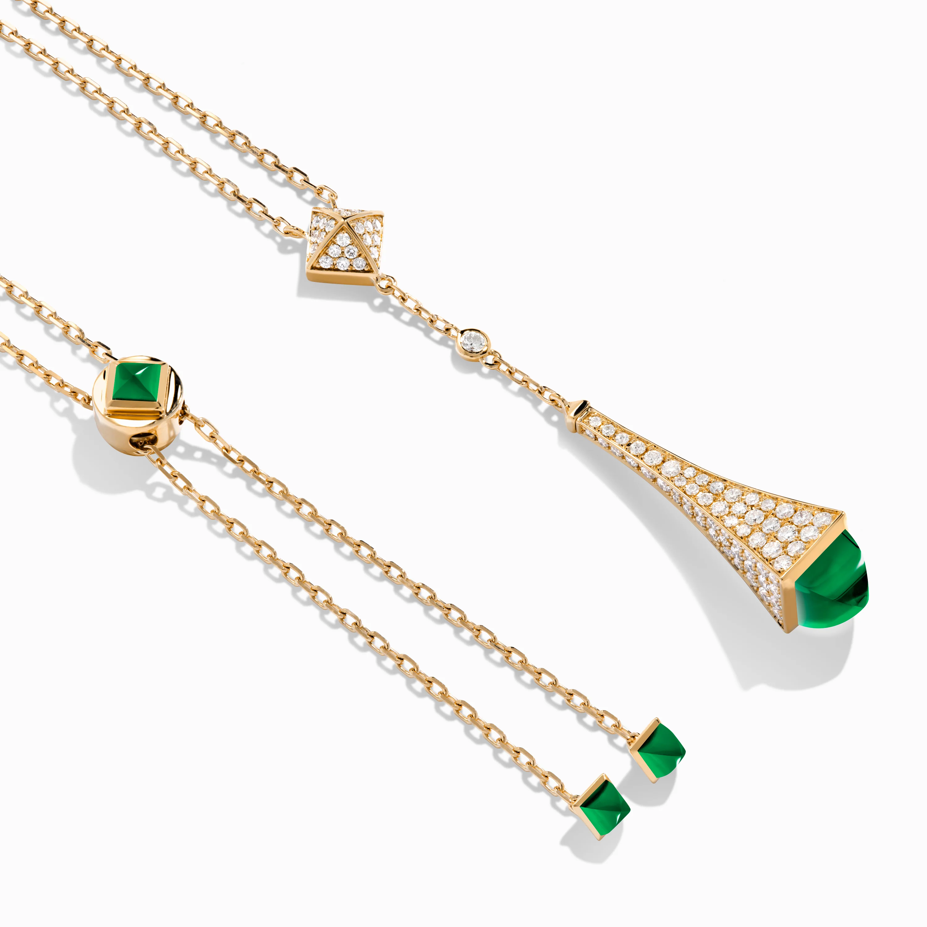 Cleo Diamond Teardrop Pendant - Image 2