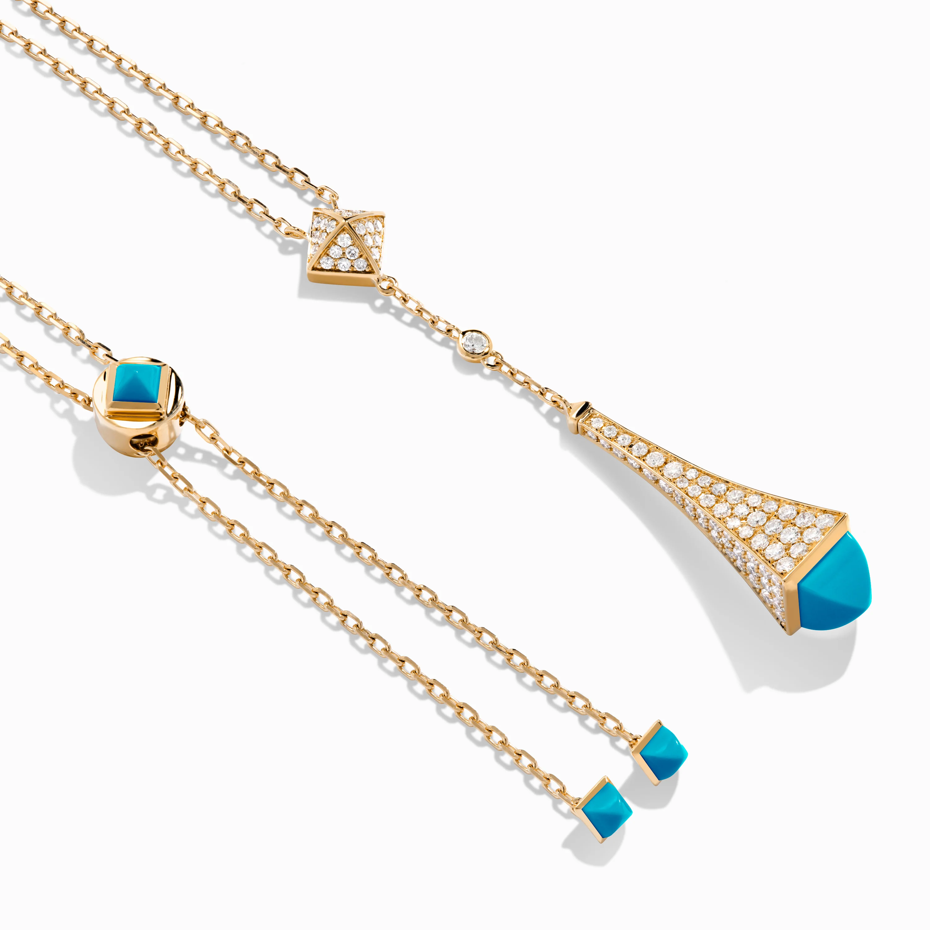 Cleo Diamond Teardrop Pendant - Image 21
