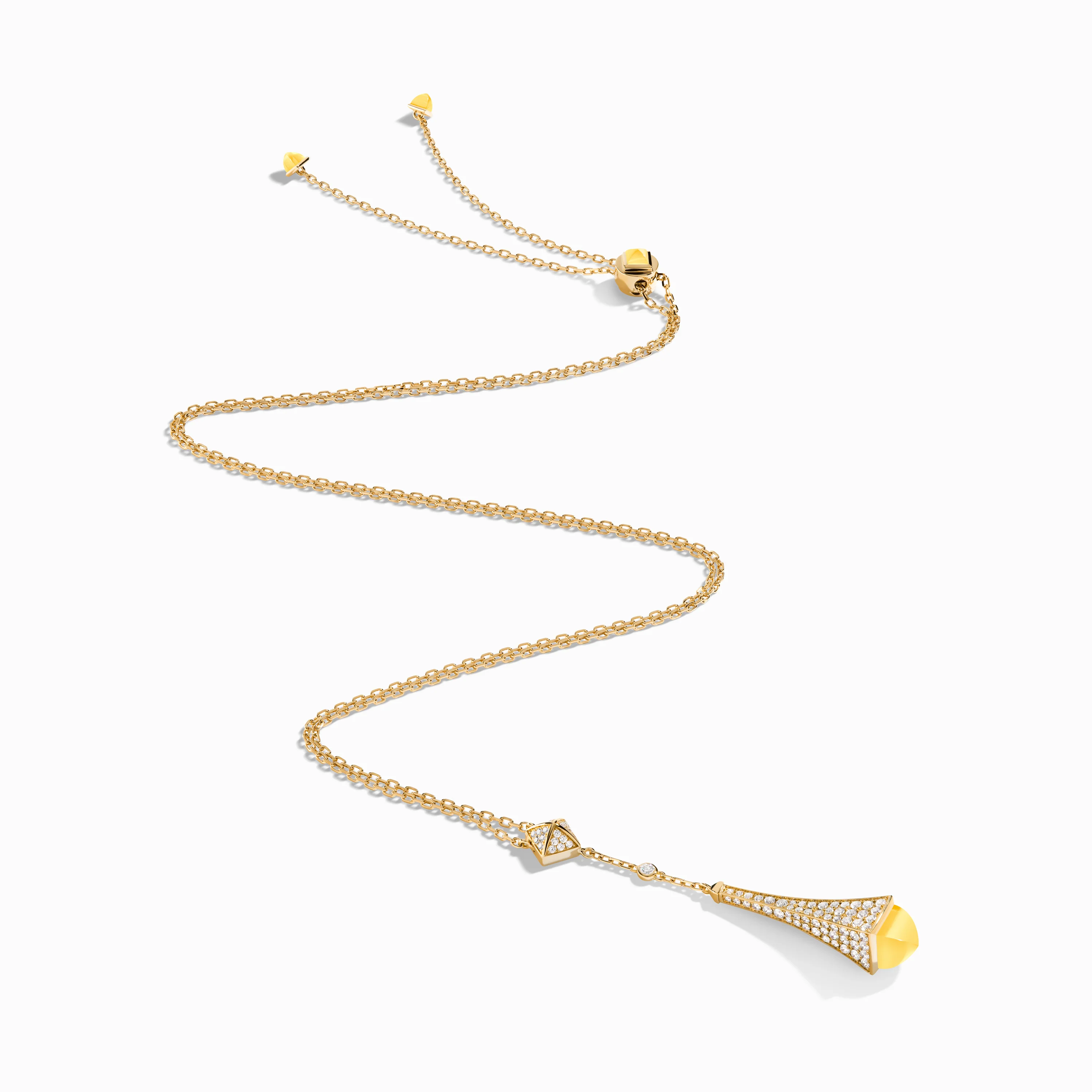 Cleo Diamond Teardrop Pendant - Image 25