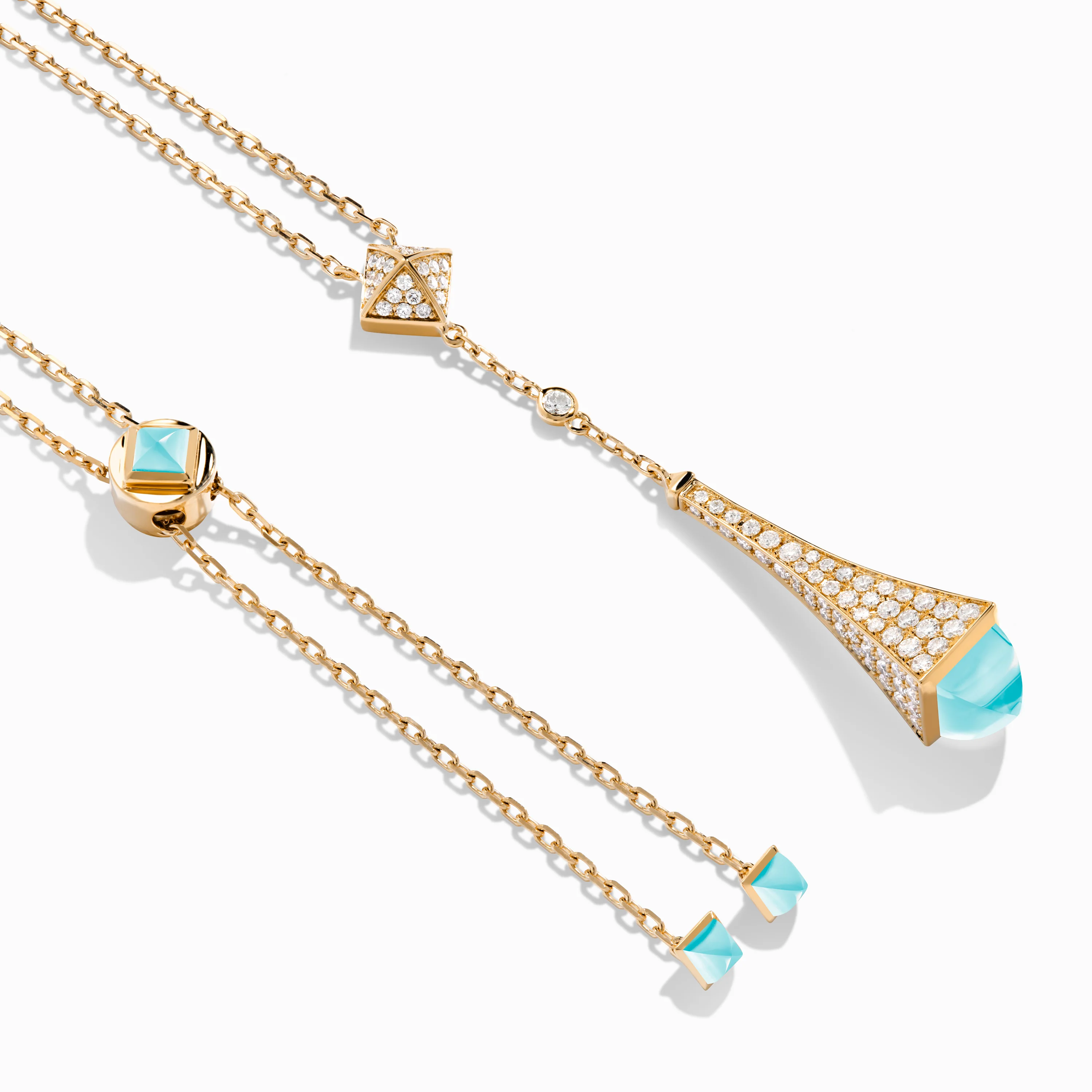Cleo Diamond Teardrop Pendant - Image 5