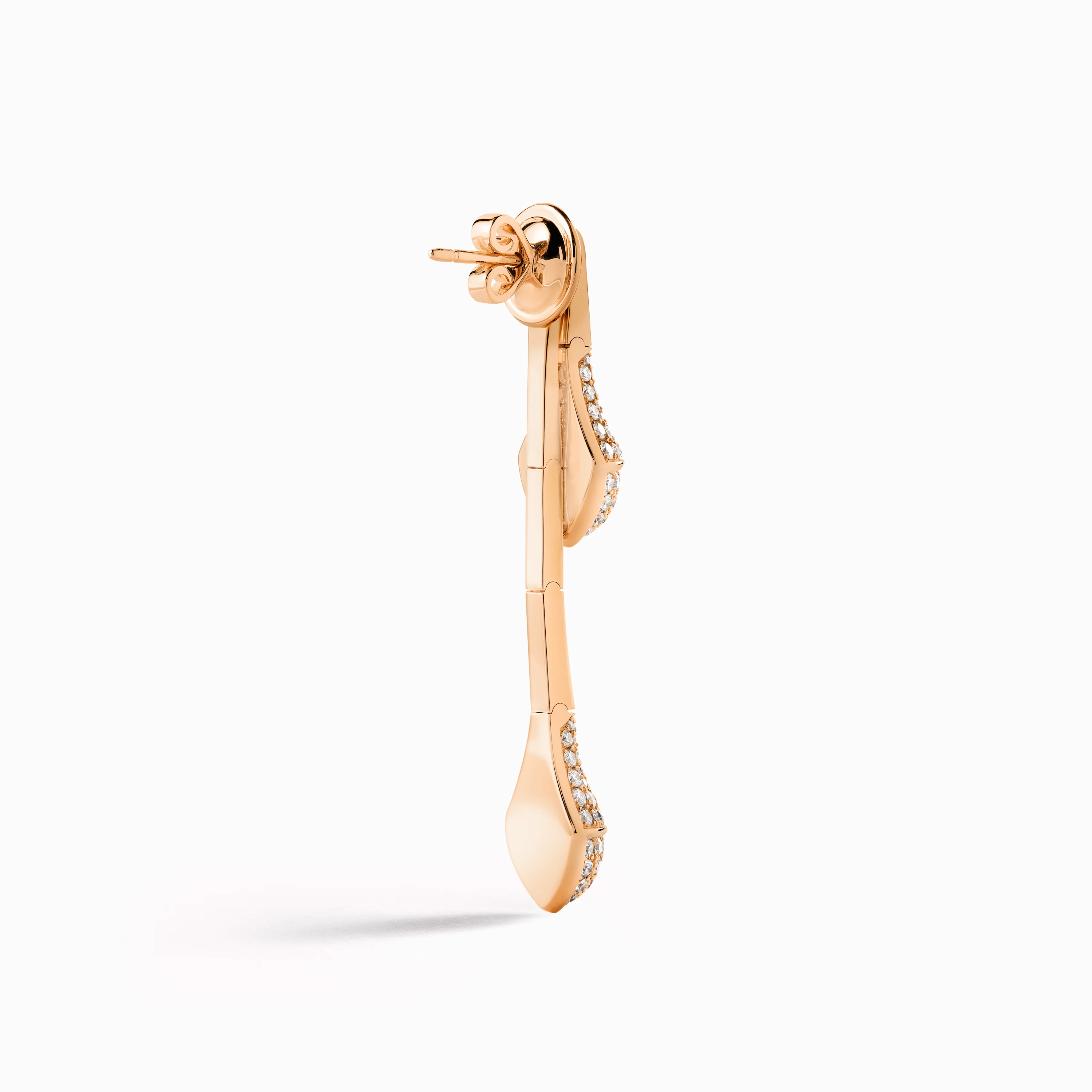 Cleo Full Diamond Drop Earrings - Image 3