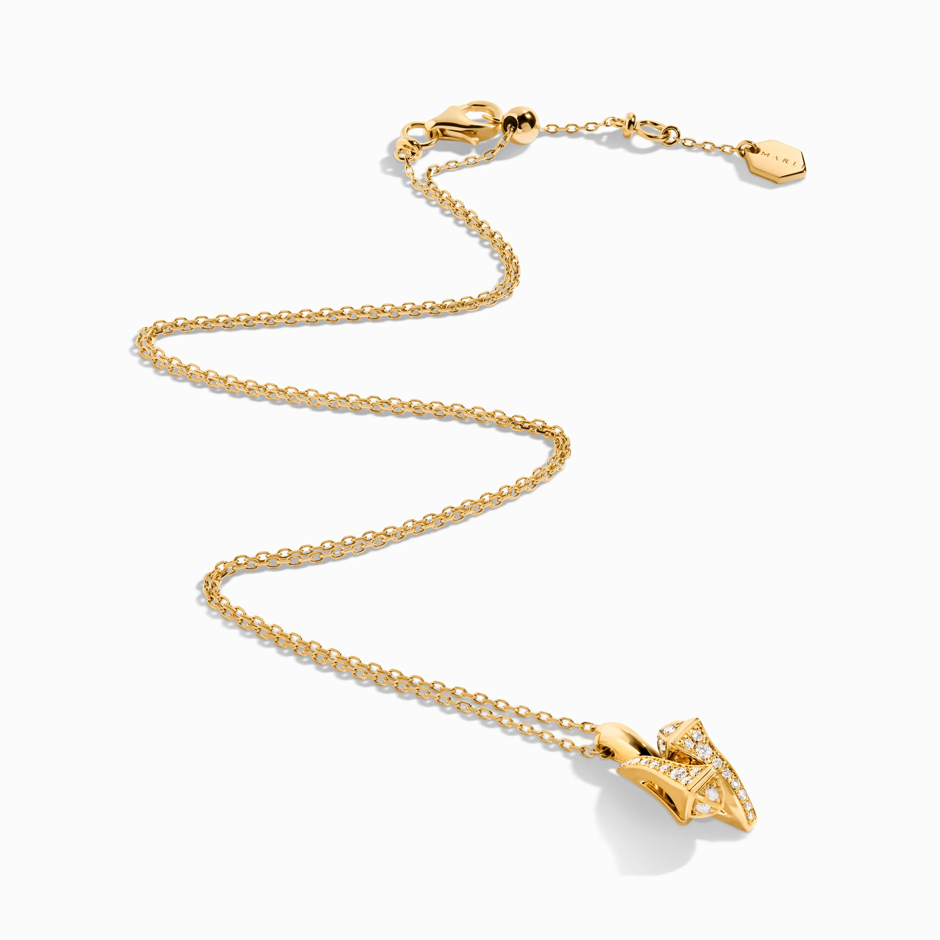 Cleo Full Diamond Huggie Pendant