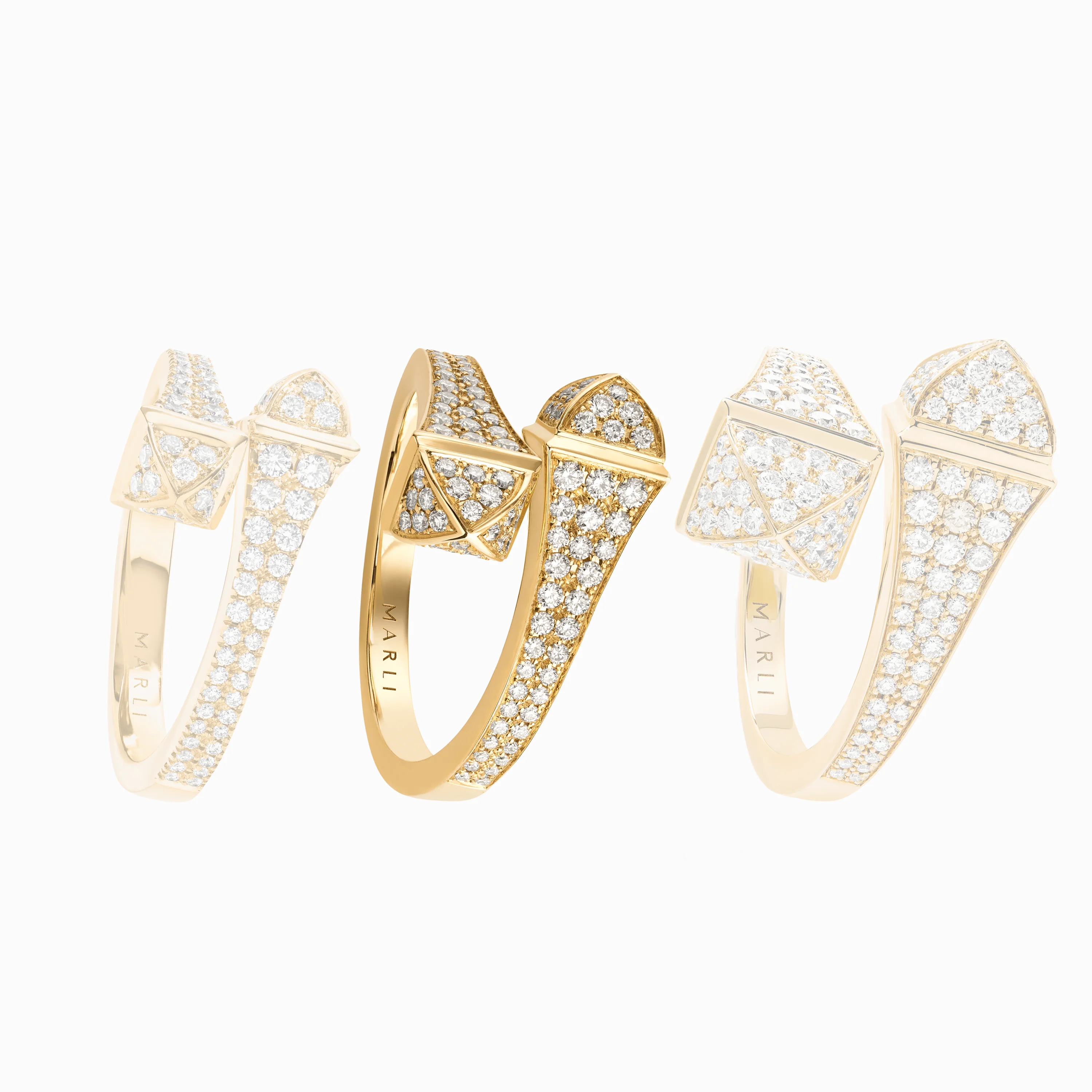 Cleo Full Diamond Midi Slim Ring - Image 4