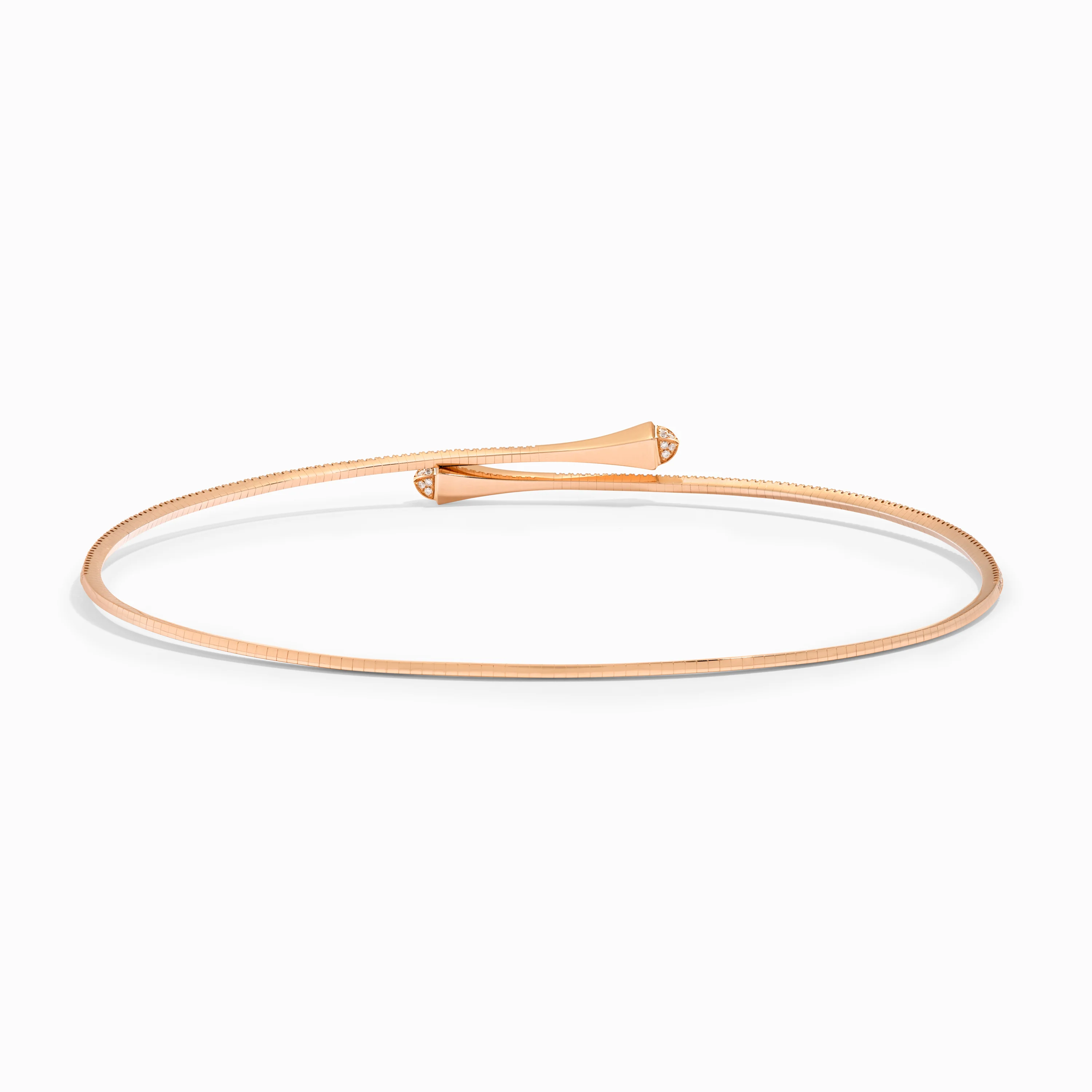 Cleo Full Diamond Slim Slip-On Necklace - Image 3