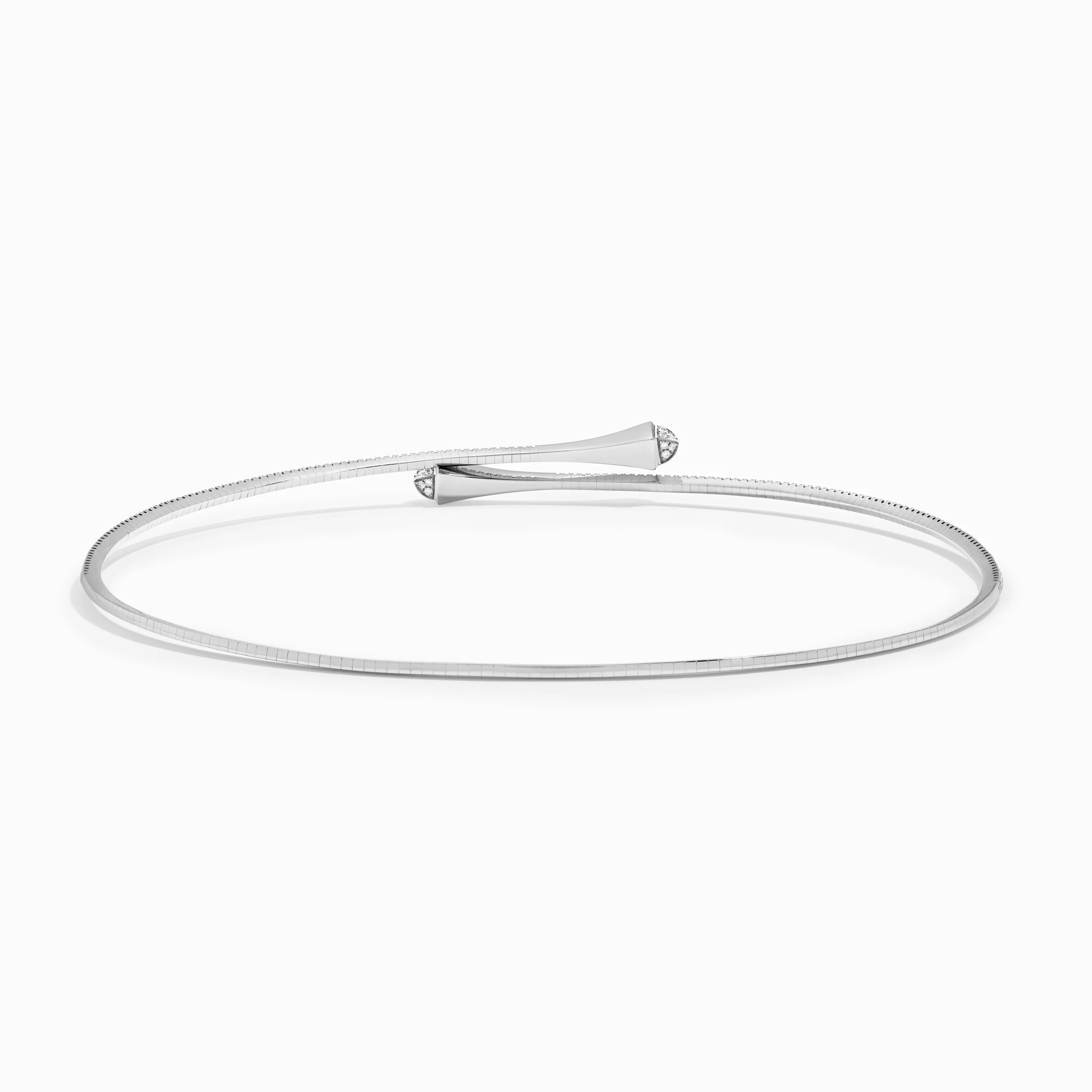 Cleo Full Diamond Slim Slip-On Necklace - Image 3