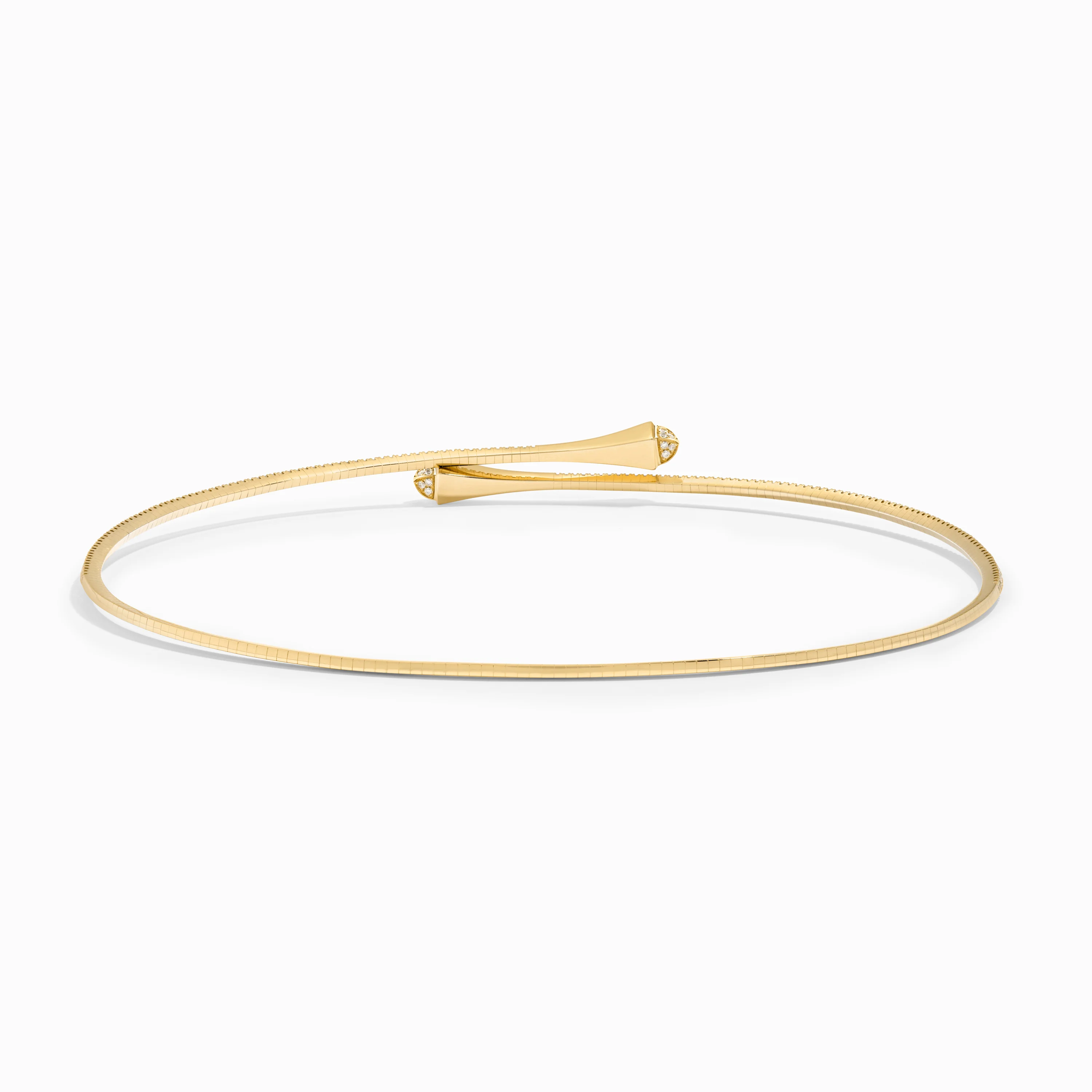 Cleo Full Diamond Slim Slip-On Necklace - Image 3