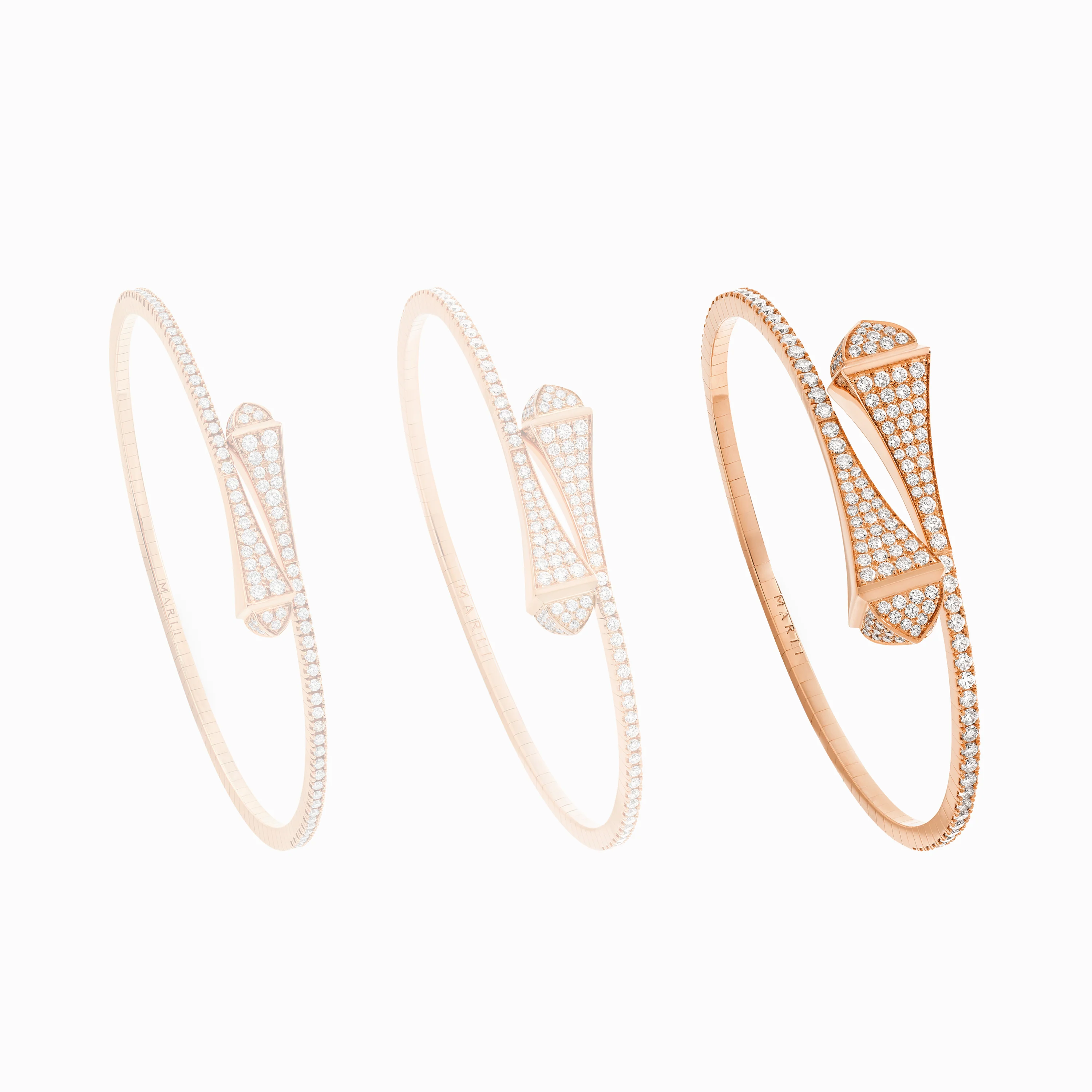 Cleo Full Diamond Slip-On Bracelet - Image 4