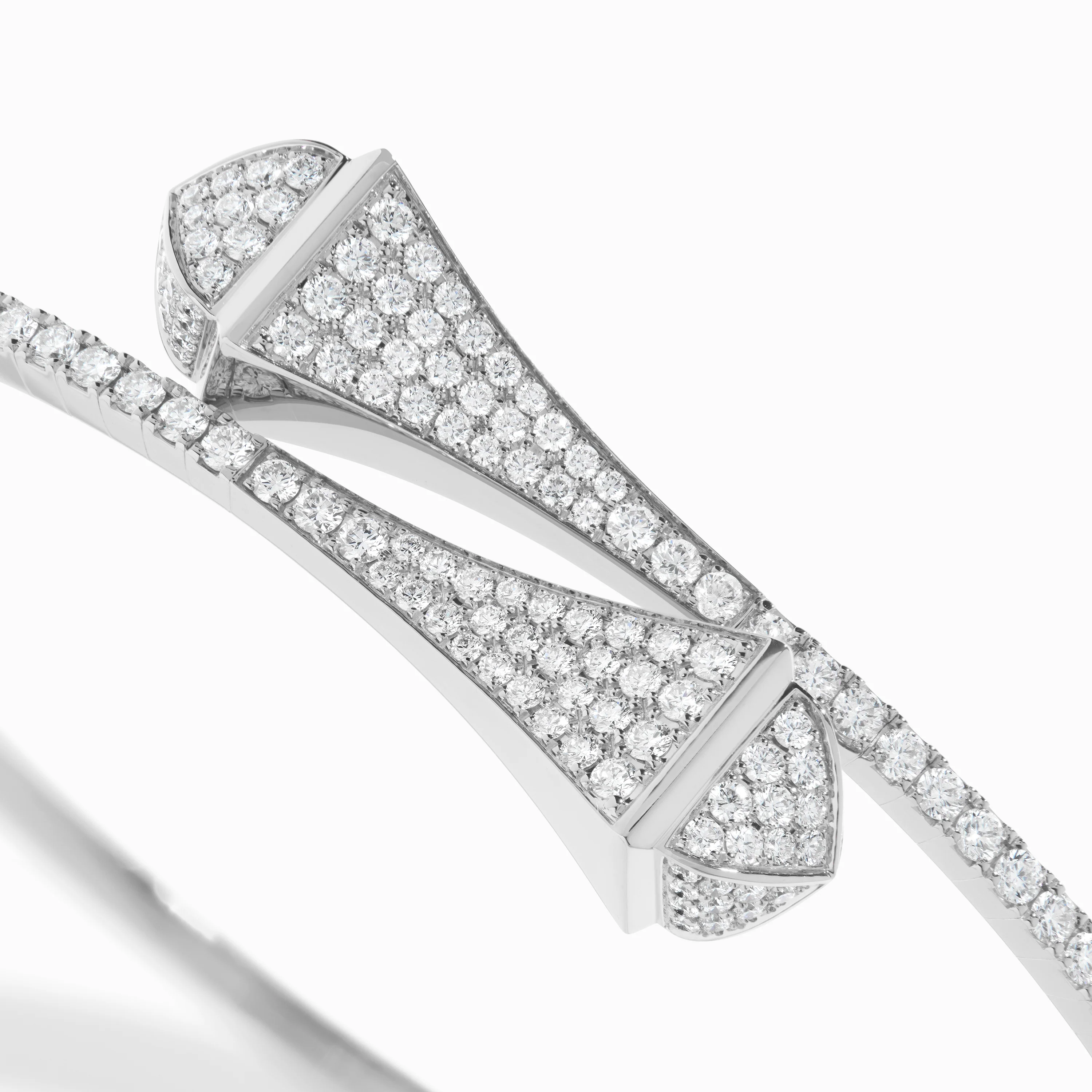 Cleo Full Diamond Slip-On Bracelet - Image 2