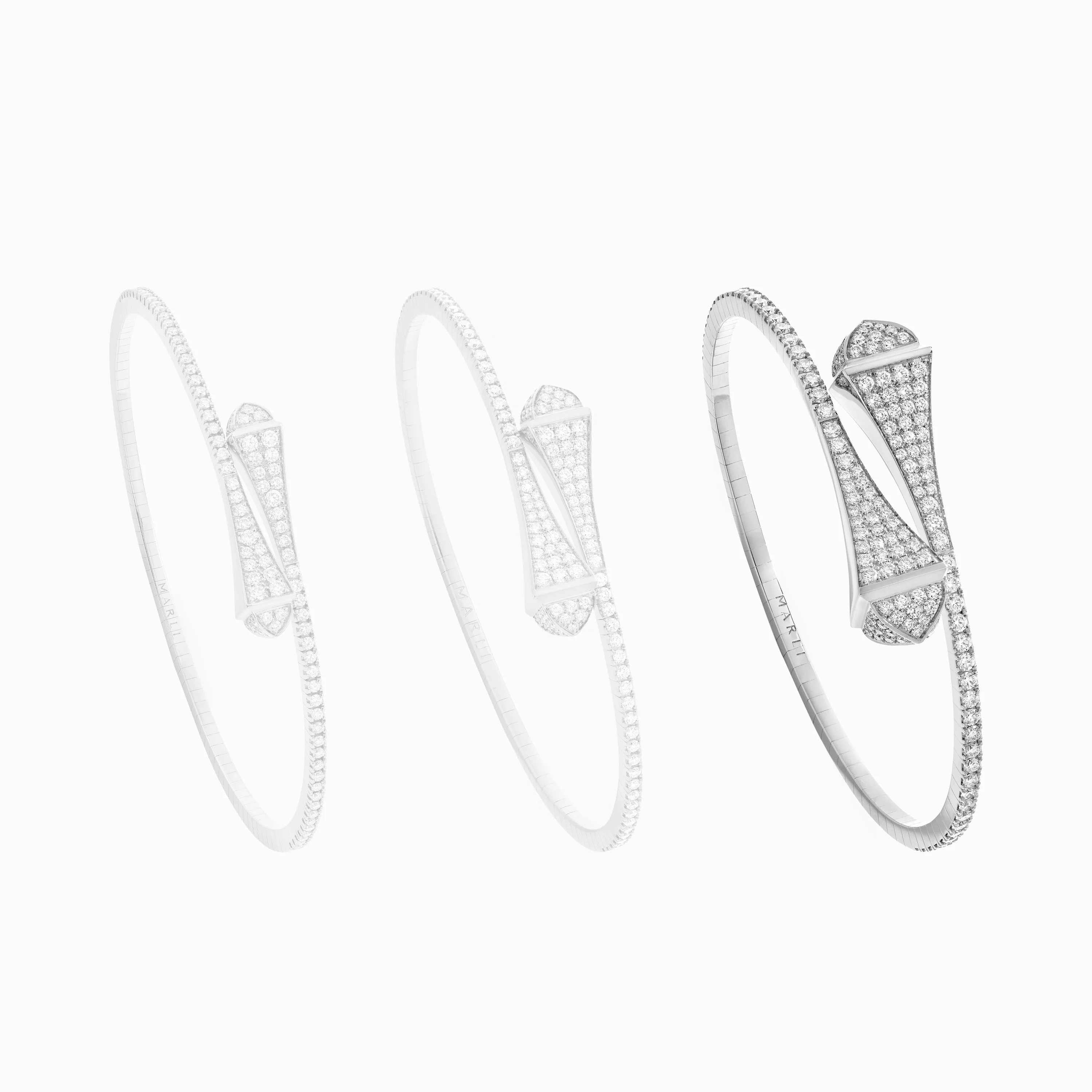 Cleo Full Diamond Slip-On Bracelet - Image 4