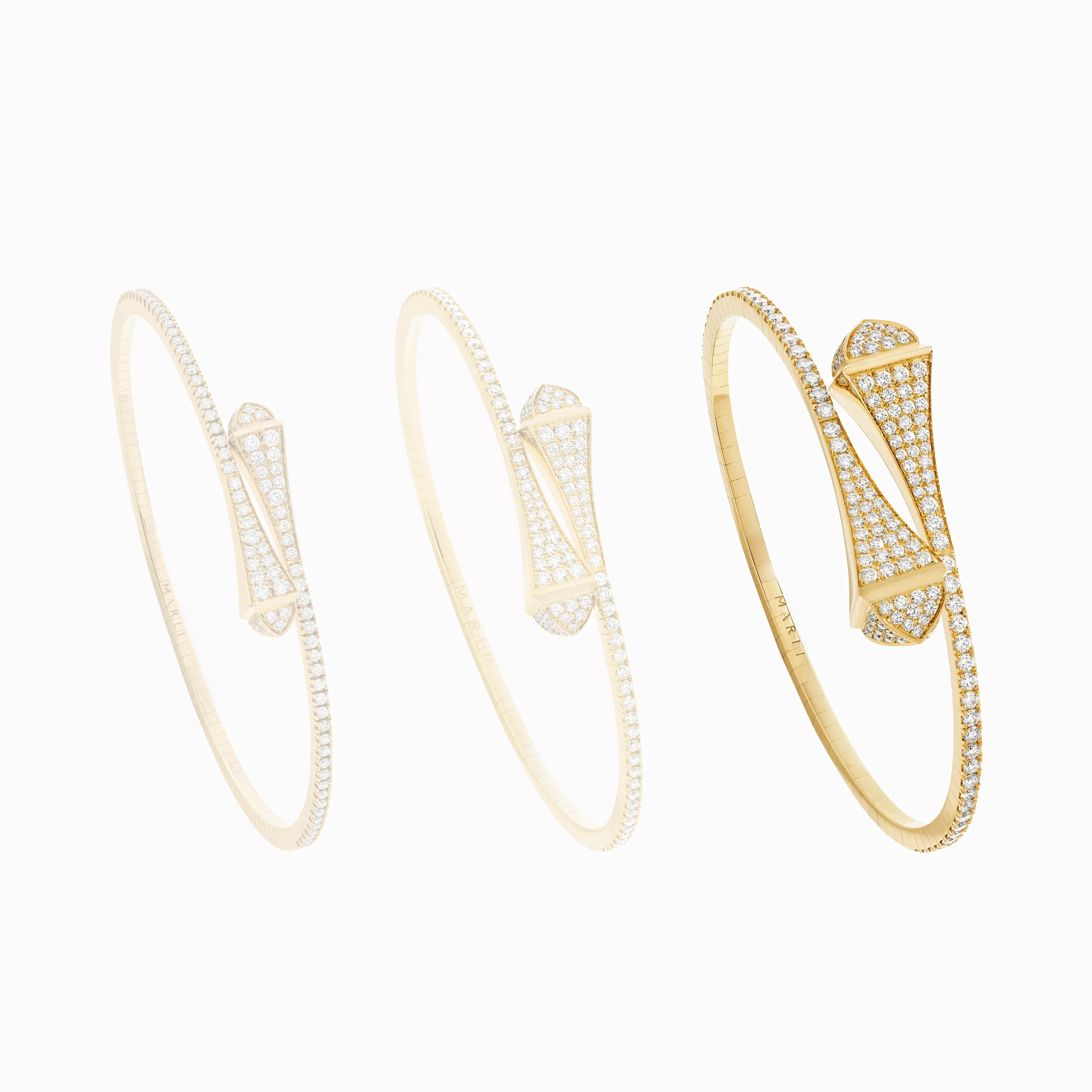Cleo Full Diamond Slip-On Bracelet - Image 4