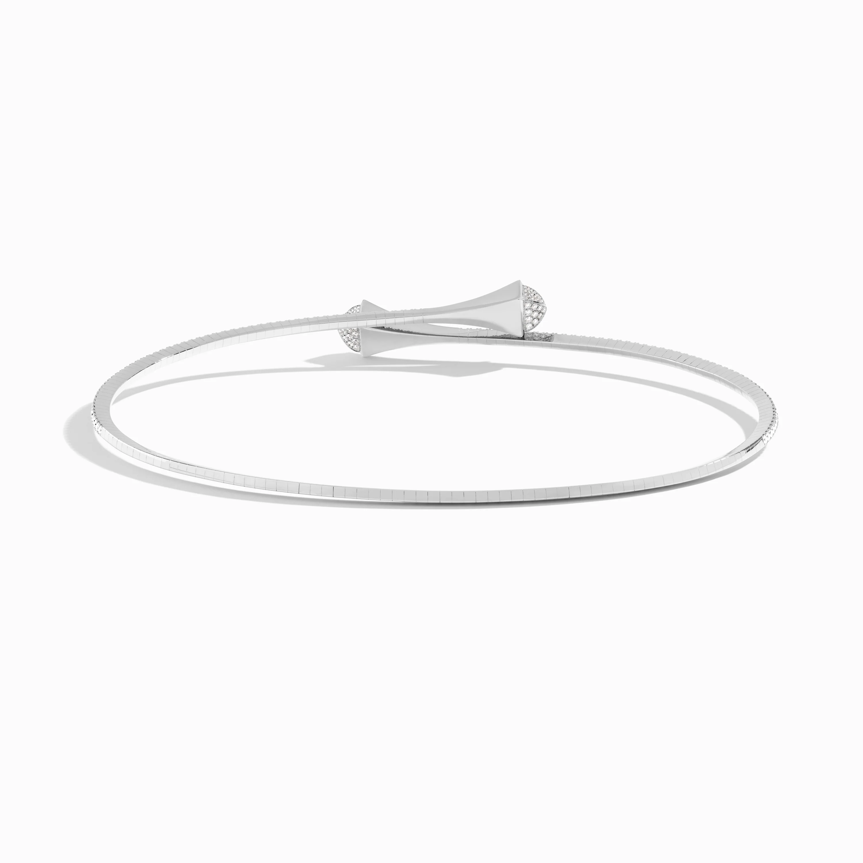 Cleo Full Diamond Slip-On Necklace - Image 3