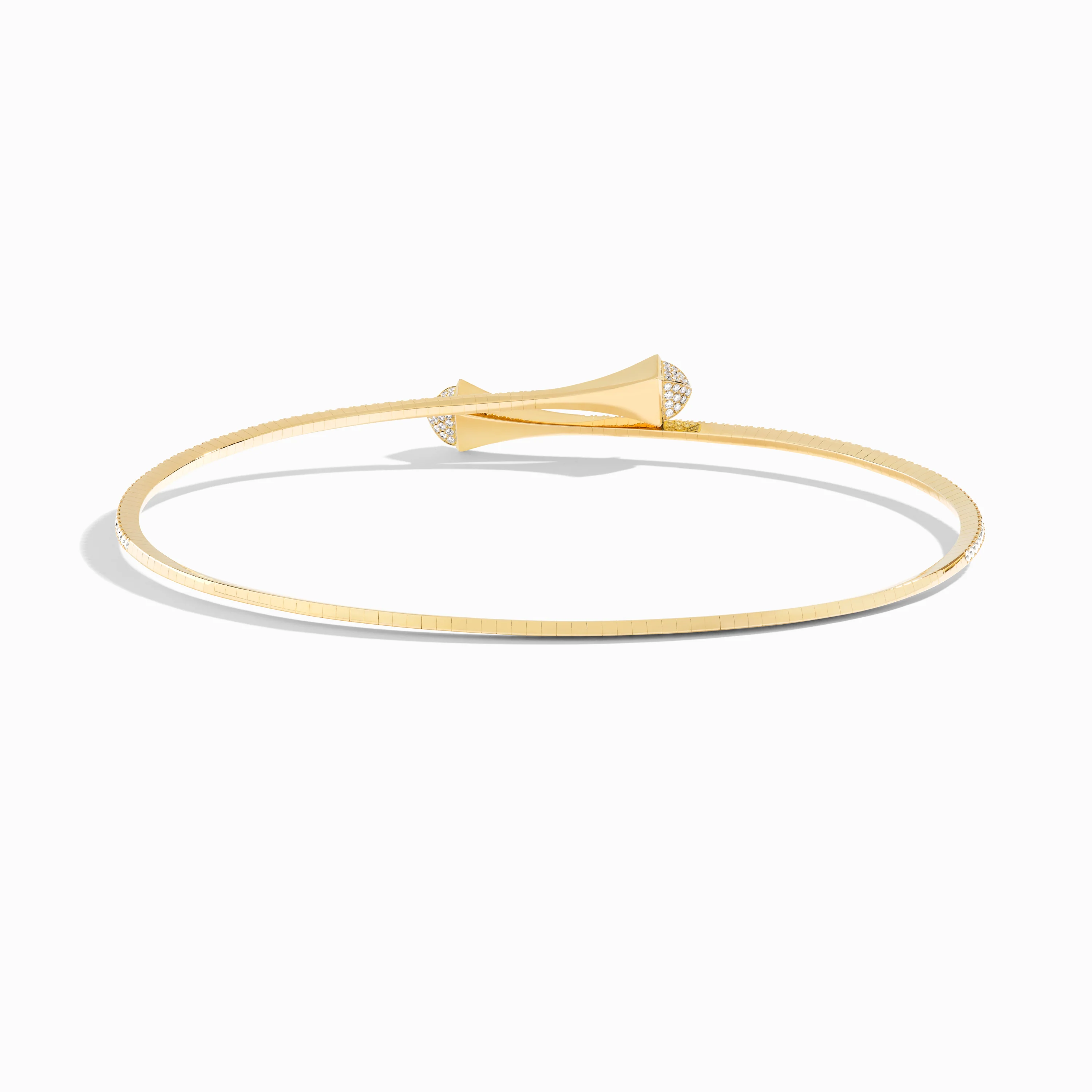 Cleo Full Diamond Slip-On Necklace - Image 3