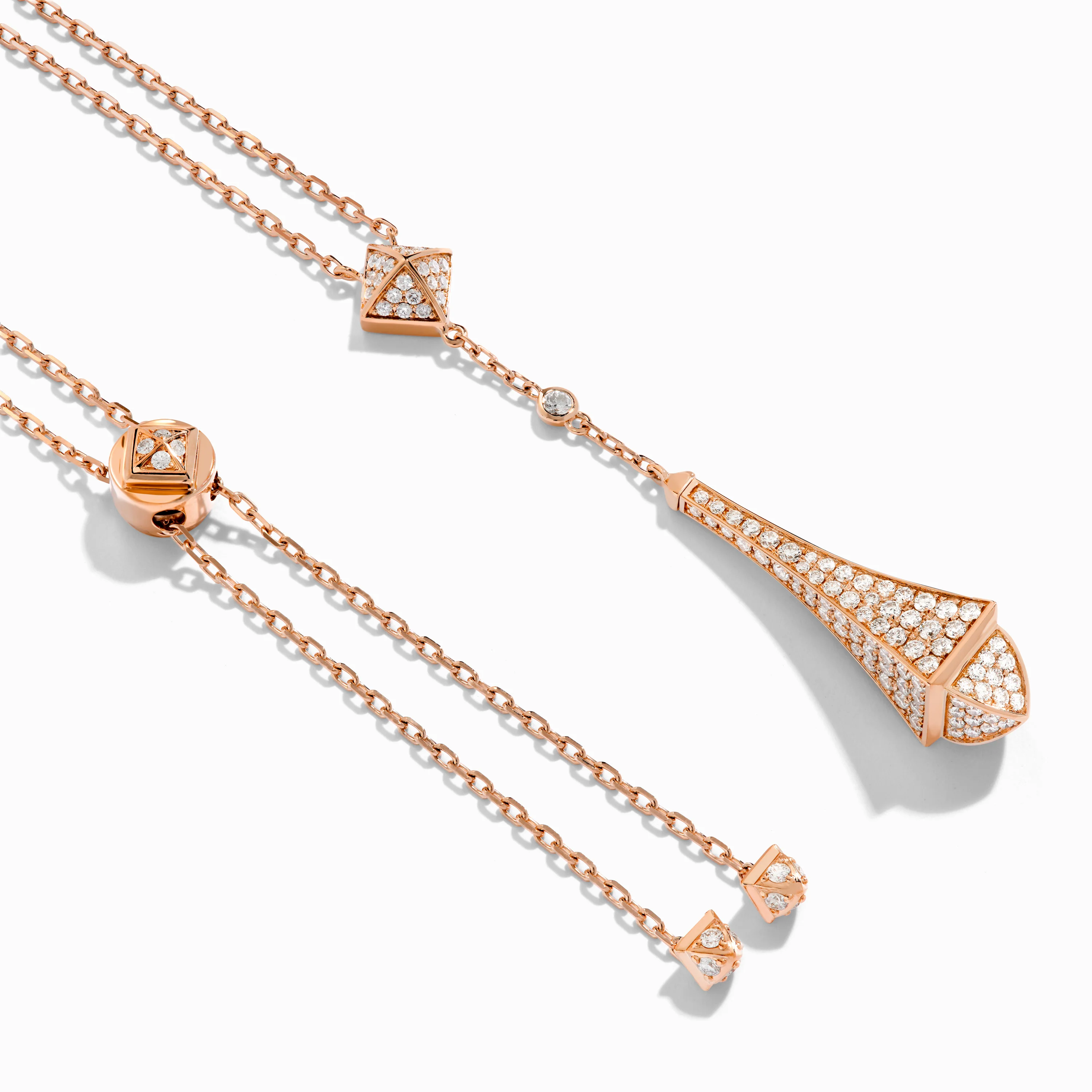 Cleo Full Diamond Teardrop Pendant - Image 2
