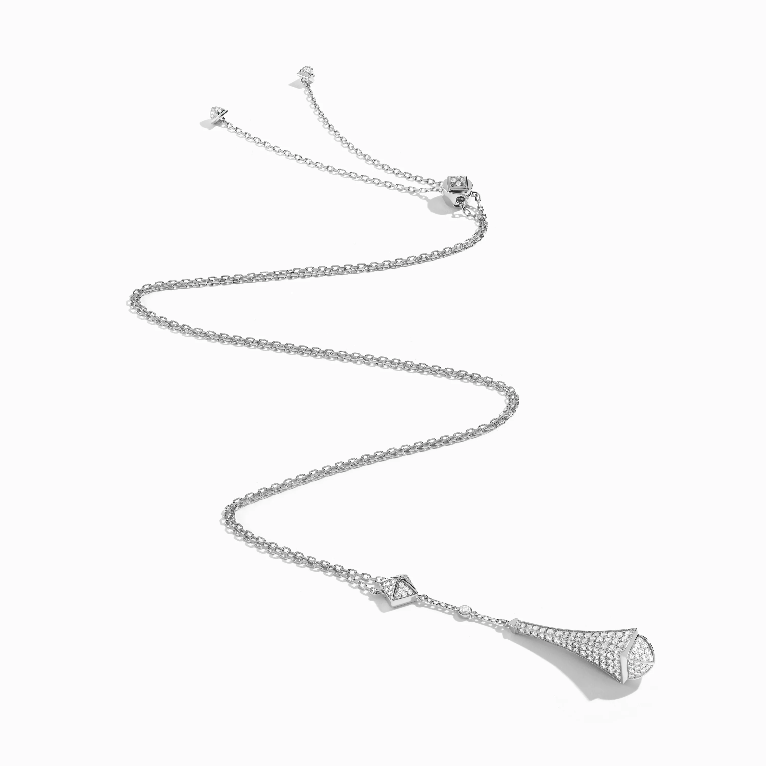 Cleo Full Diamond Teardrop Pendant