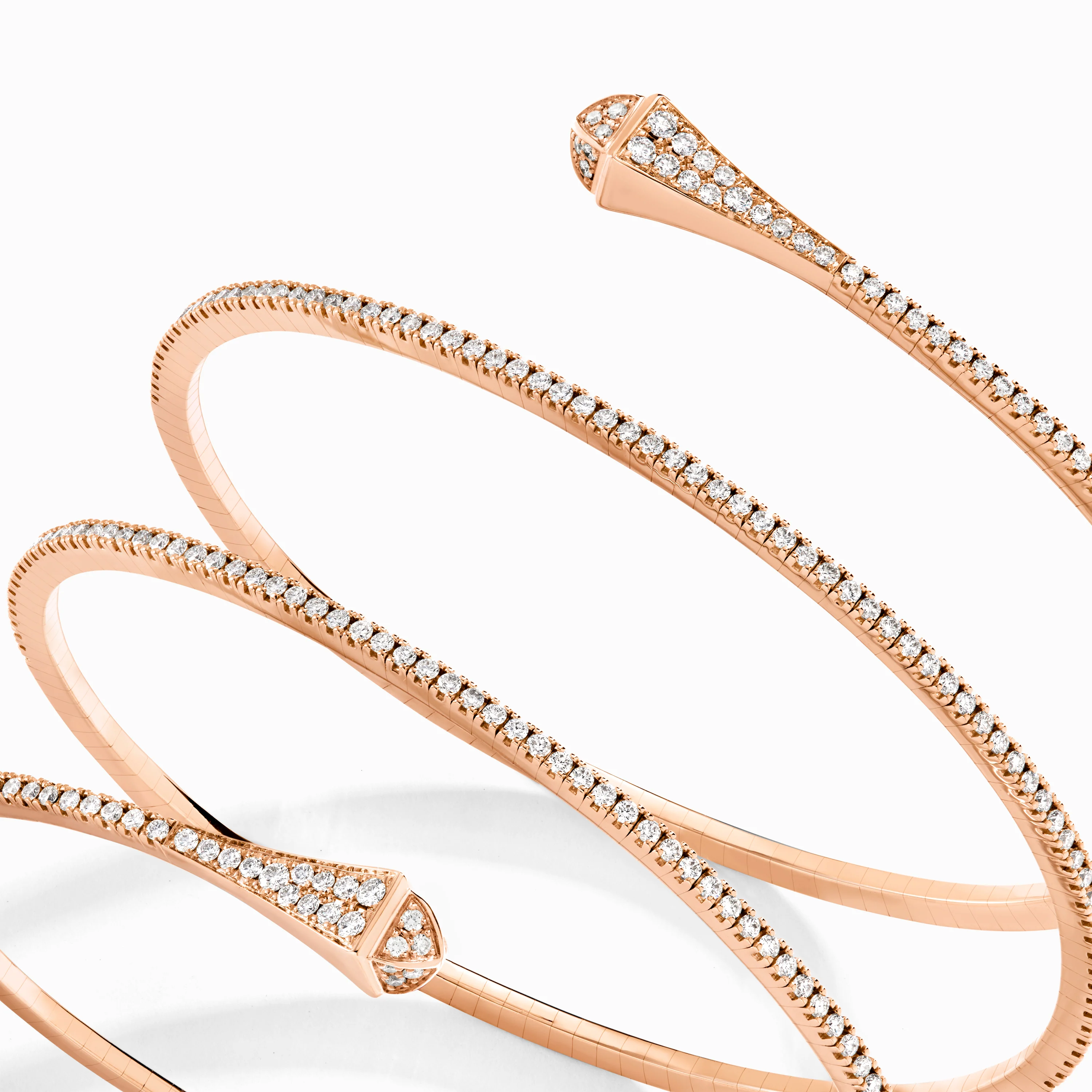 Cleo Full Diamond Twist Bracelet - Image 3