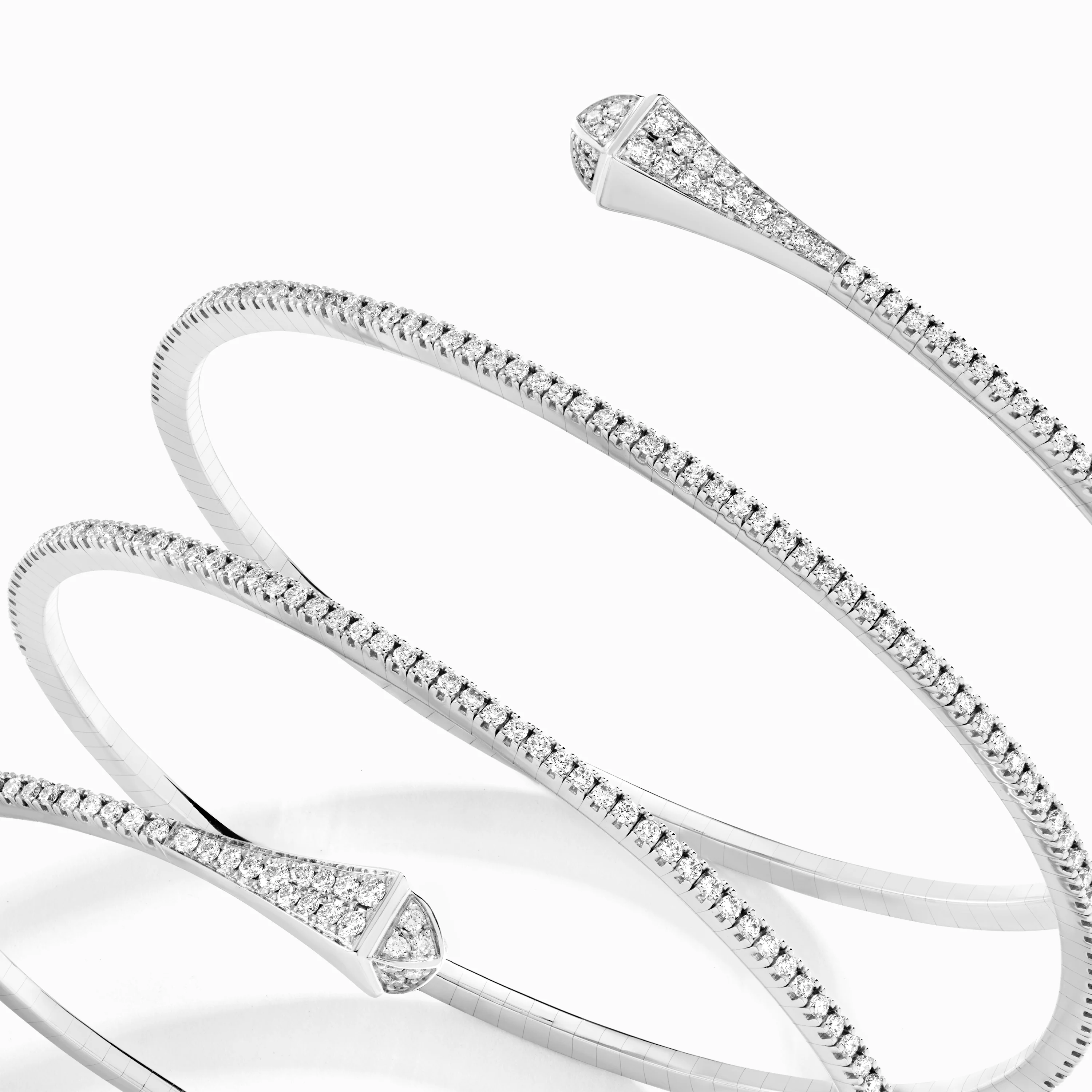 Cleo Full Diamond Twist Bracelet - Image 3