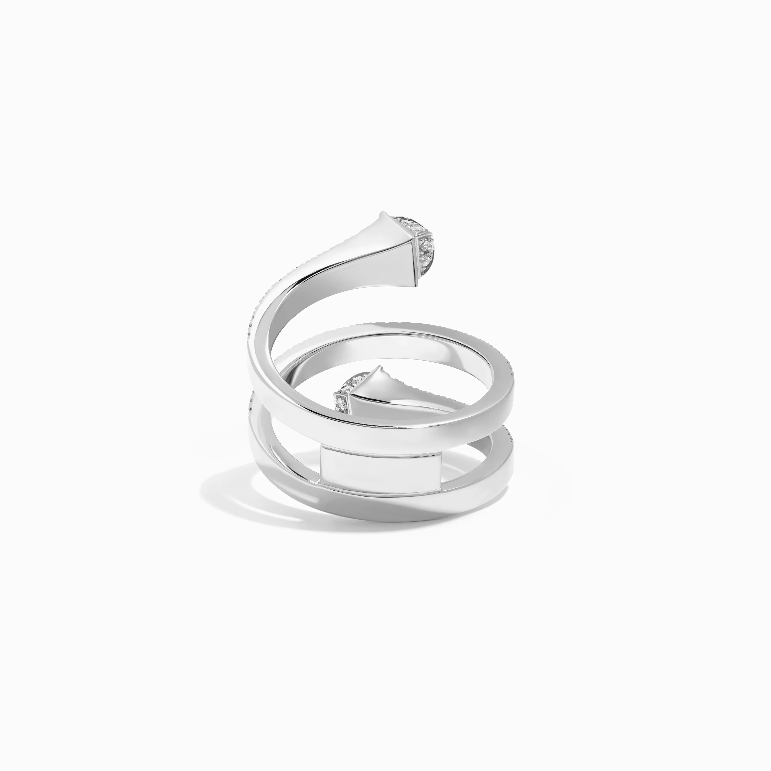 Cleo Full Diamond Twist Ring - Image 4