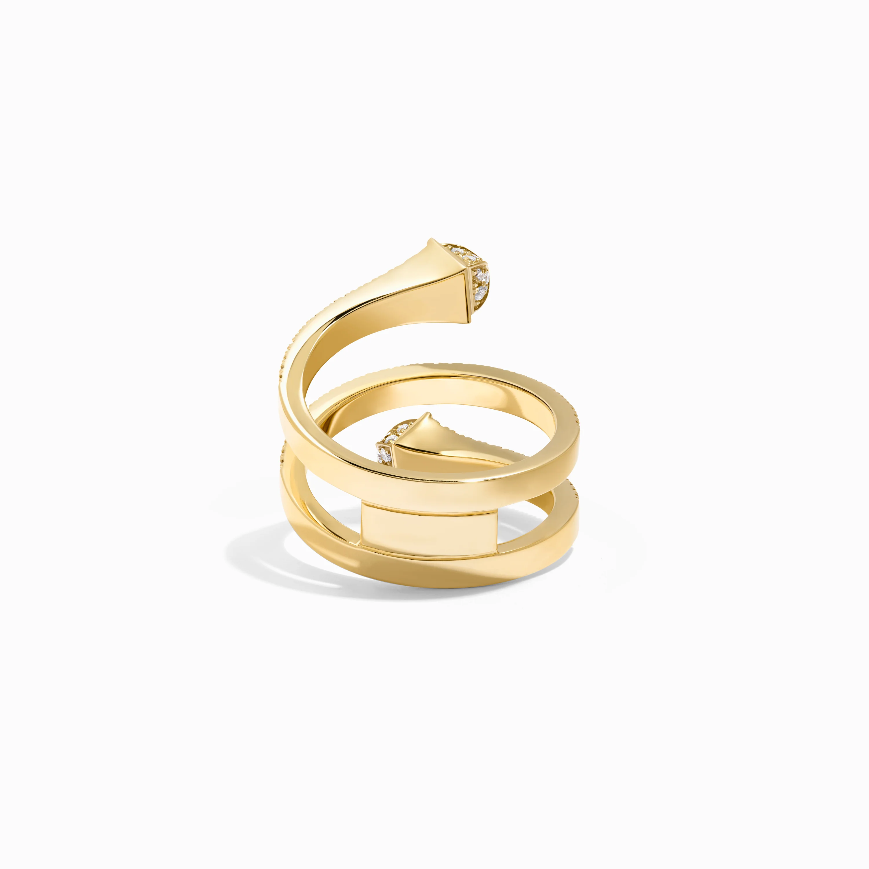 Cleo Full Diamond Twist Ring - Image 4