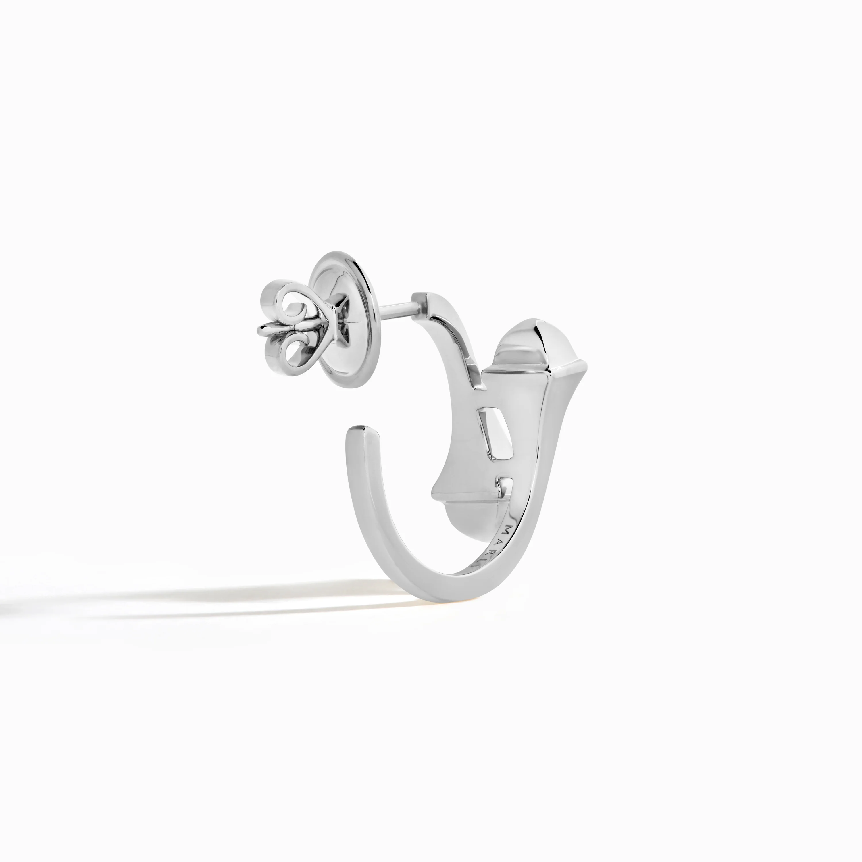 Cleo Full Gold Open Hoop Earrings - Image 3