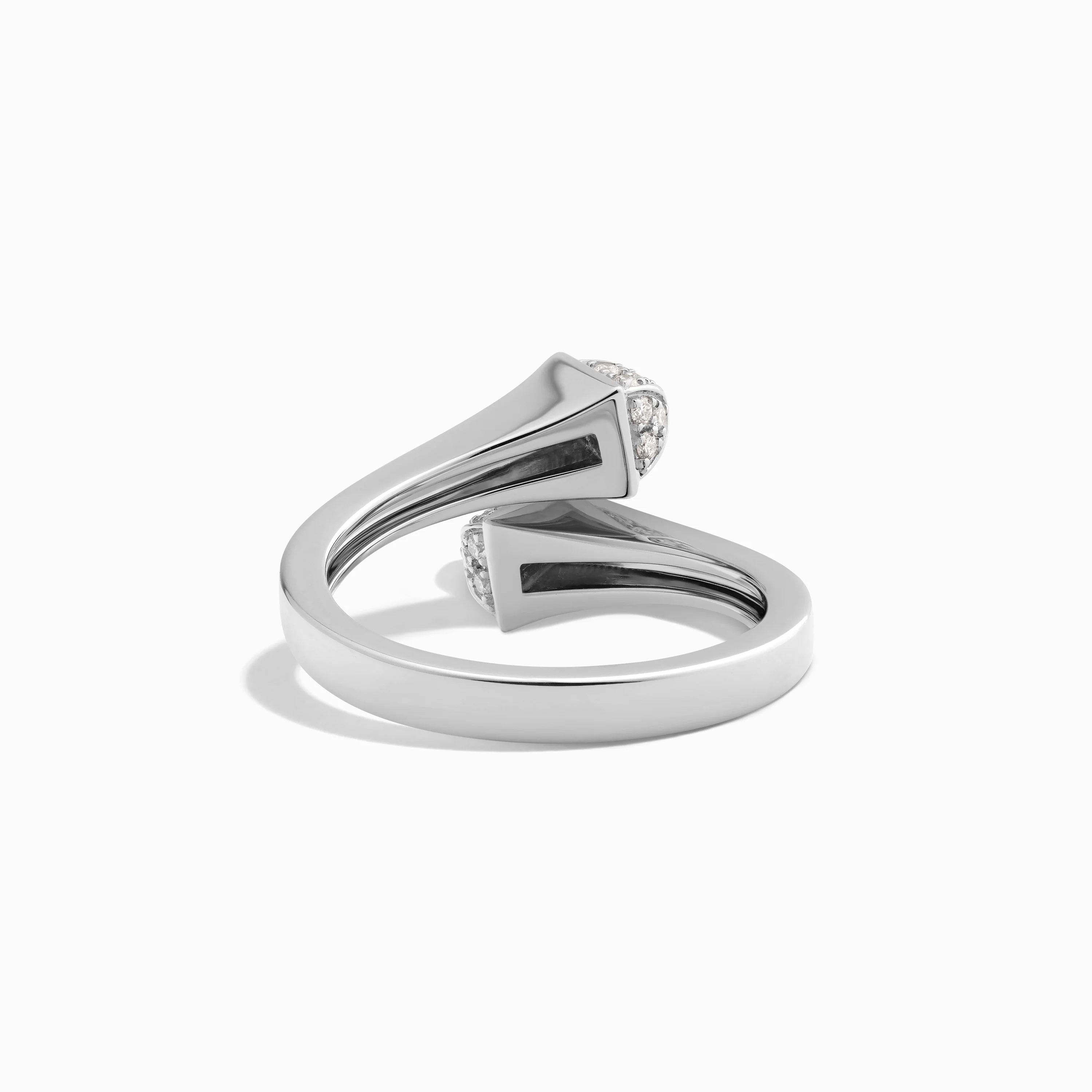 Cleo Gold Slim Ring with Diamond Pyramids - Image 3