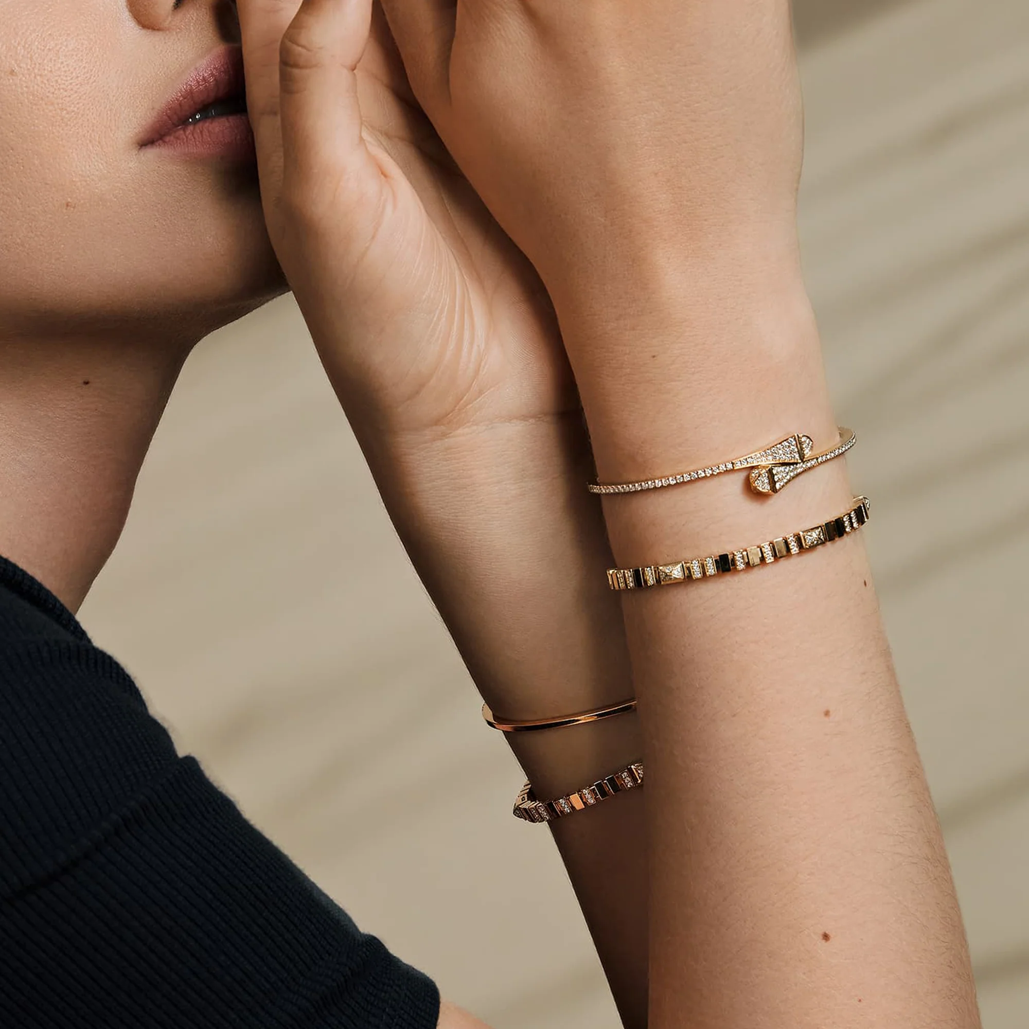 Cleo Link Full Diamond Bracelet - Image 4