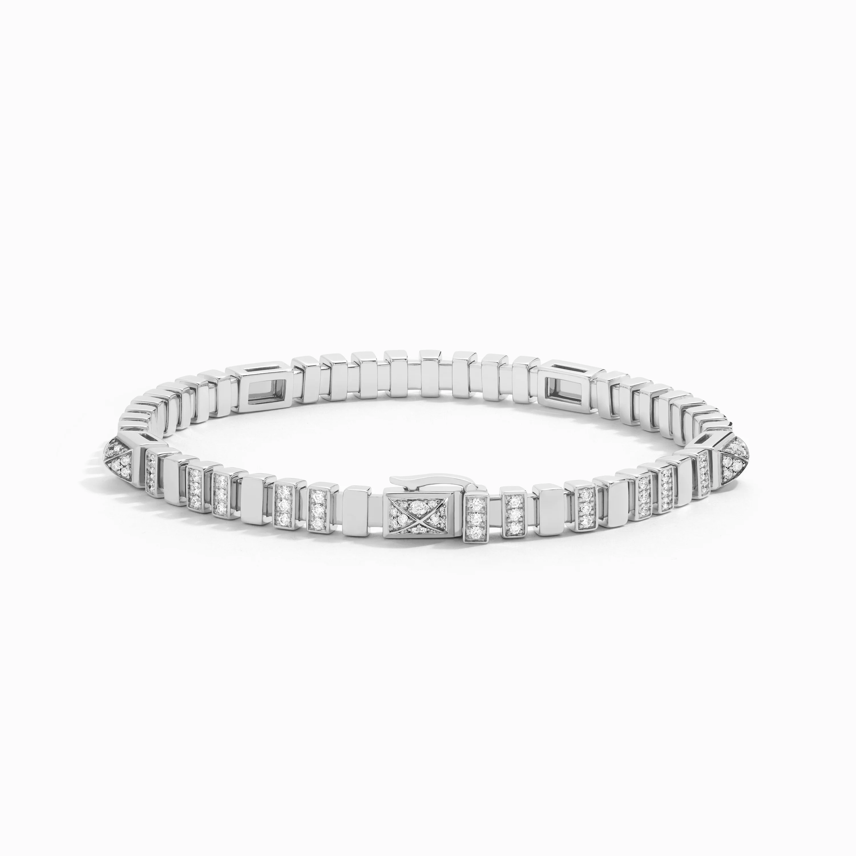 Cleo Link Full Diamond Bracelet - Image 3
