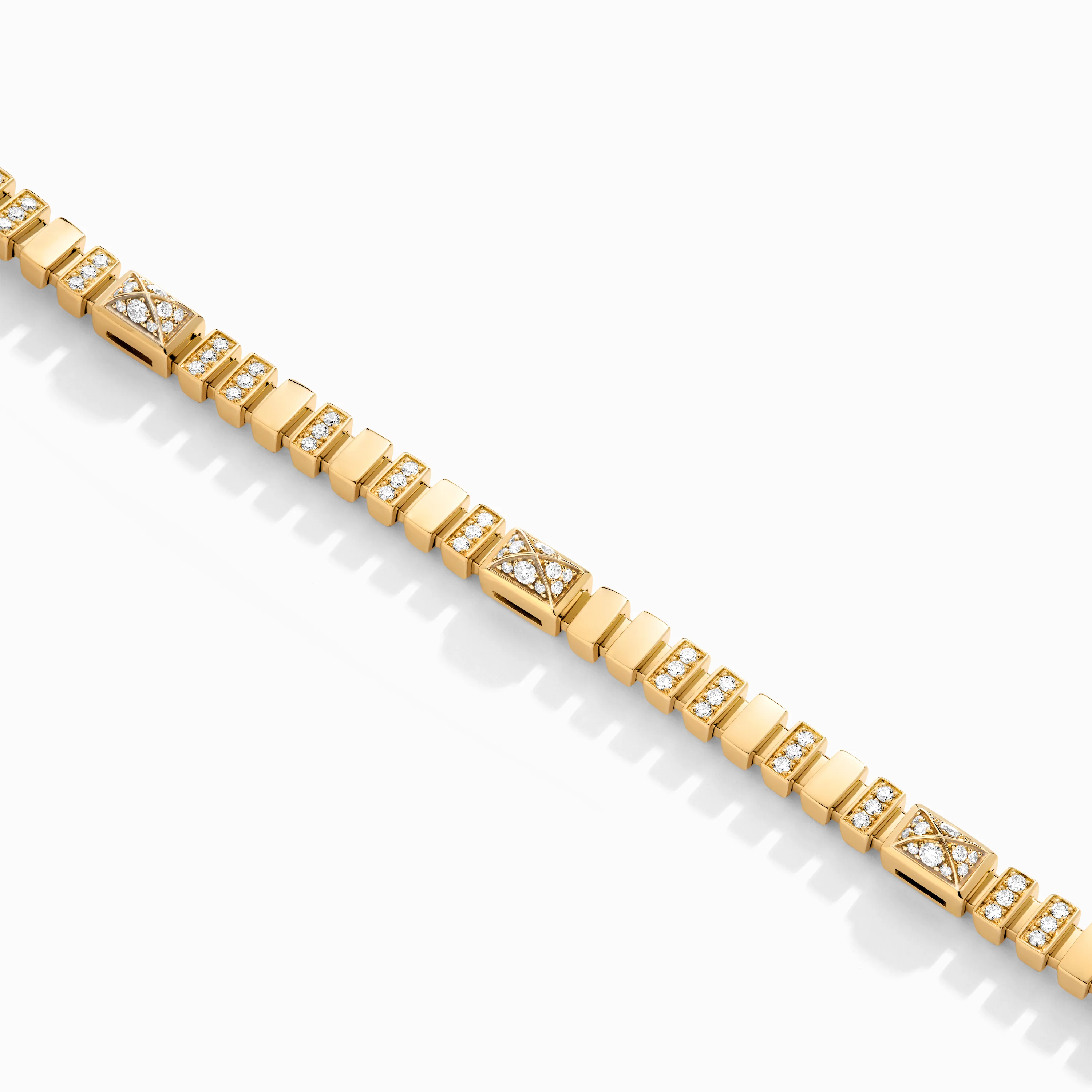 Cleo Link Full Diamond Bracelet - Image 2