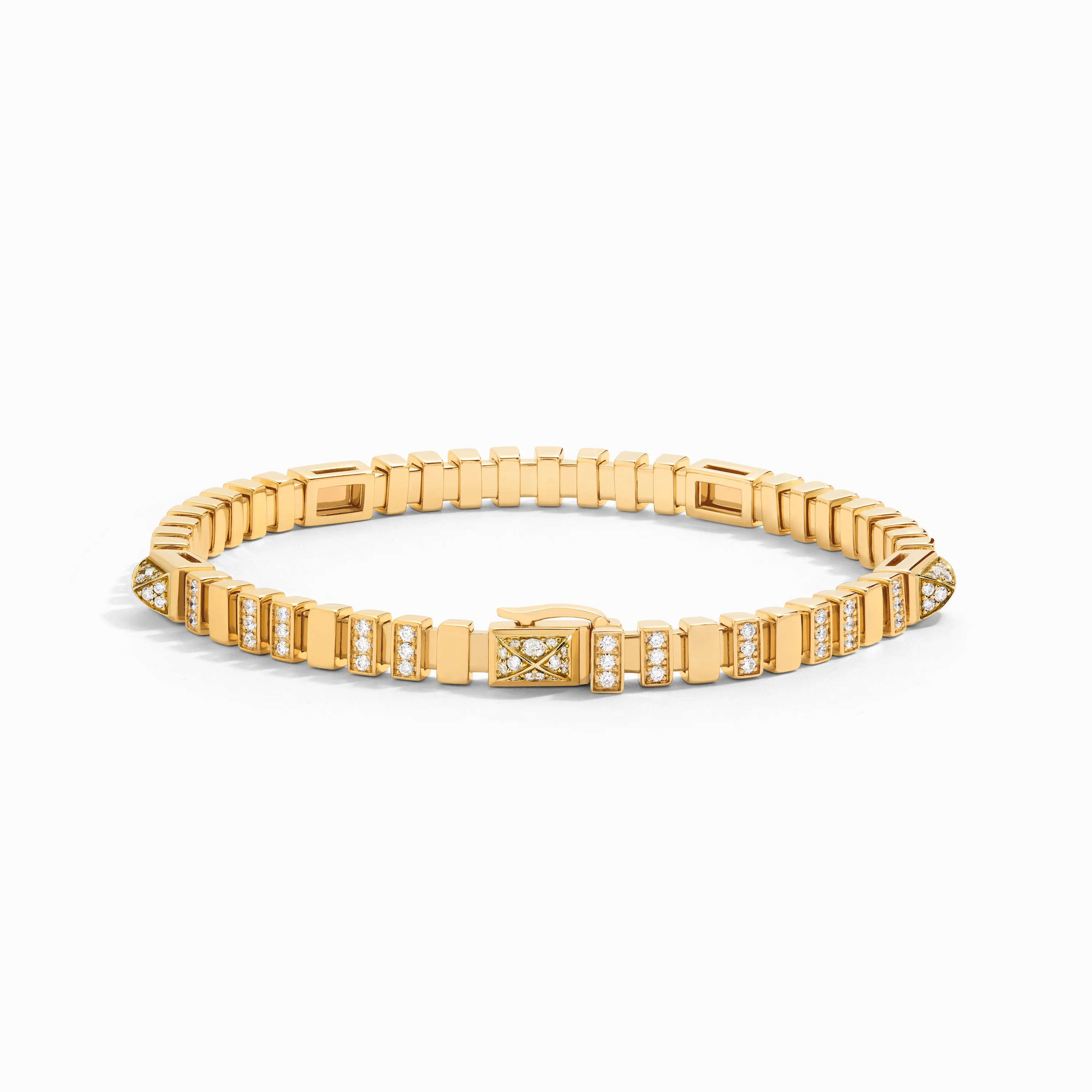 Cleo Link Full Diamond Bracelet - Image 3