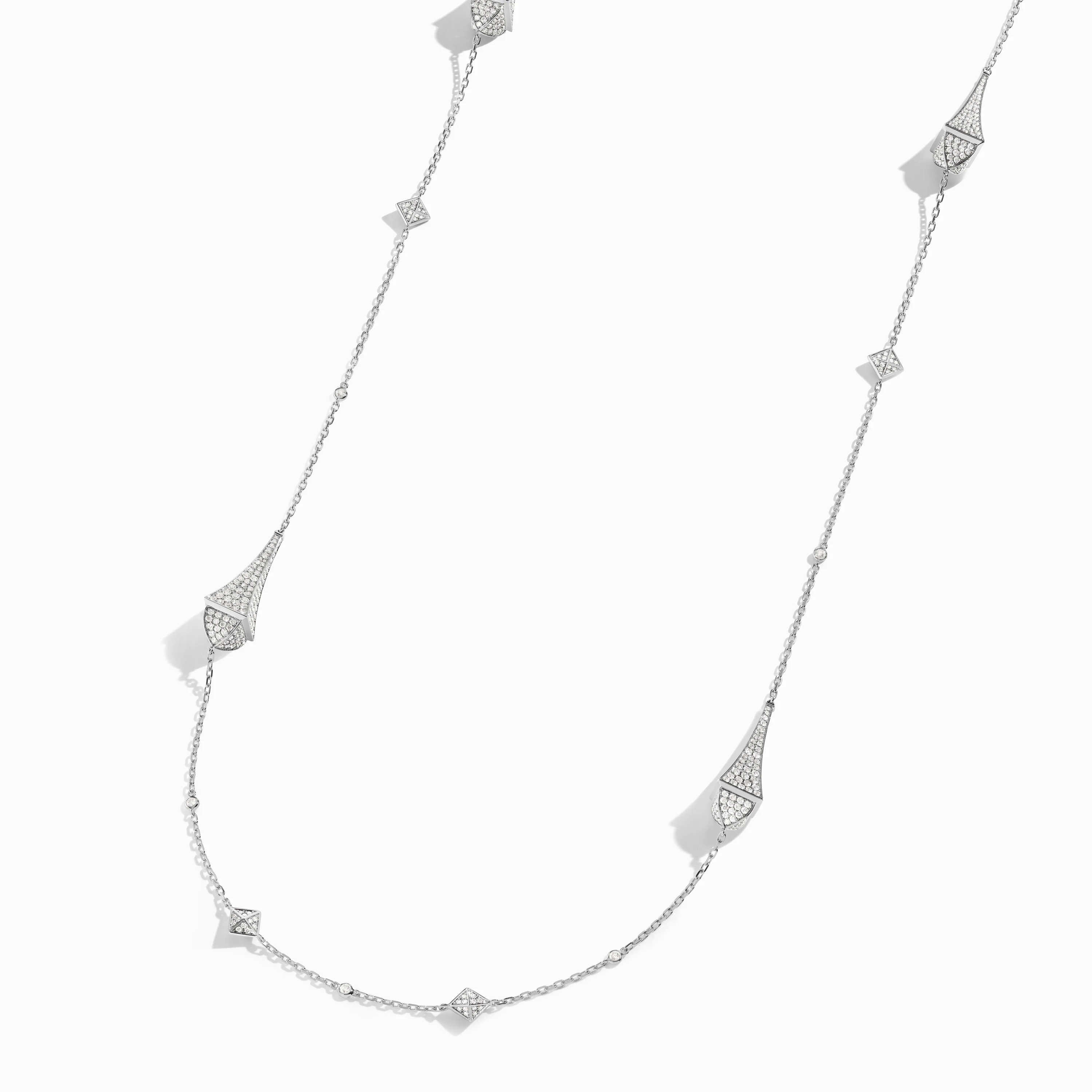 Cleo Long Chain Statement Necklace