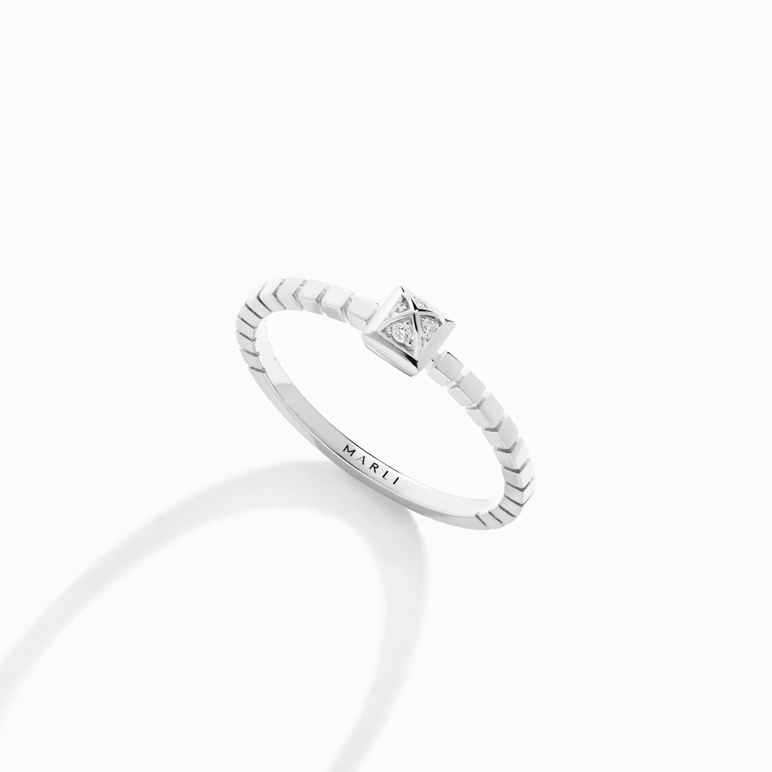 Cleo Lotus Full Diamond Ring