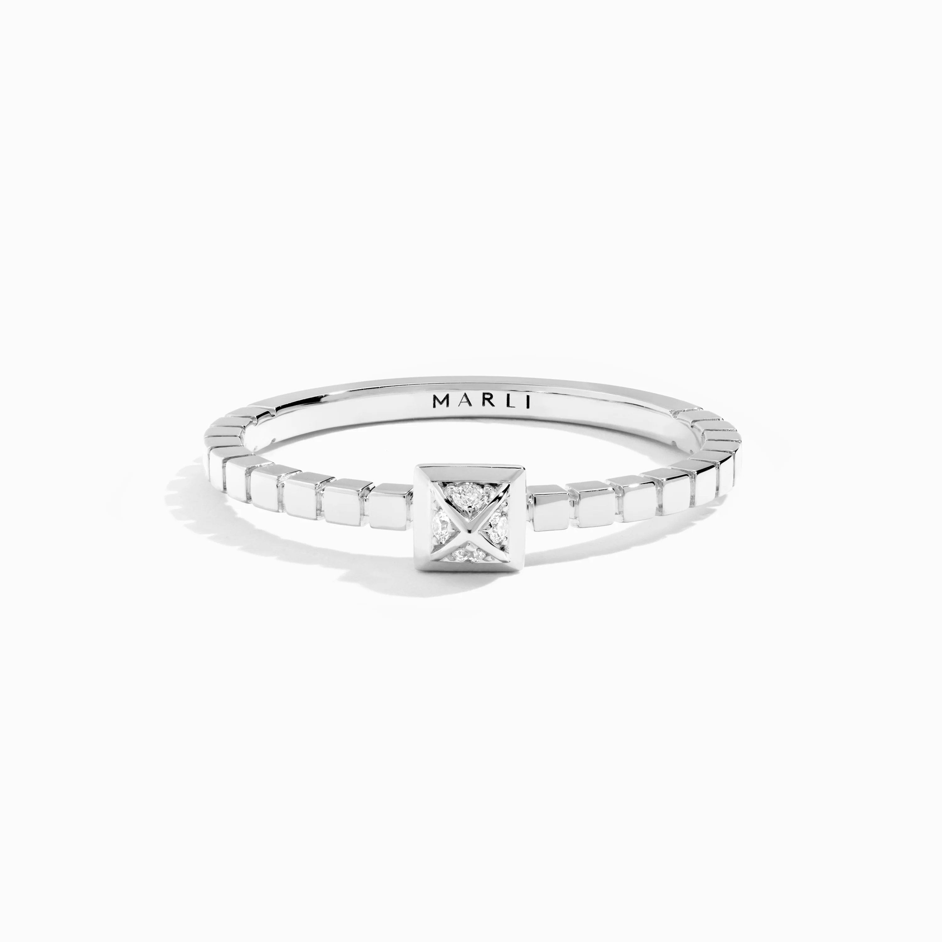Cleo Lotus Full Diamond Ring - Image 2