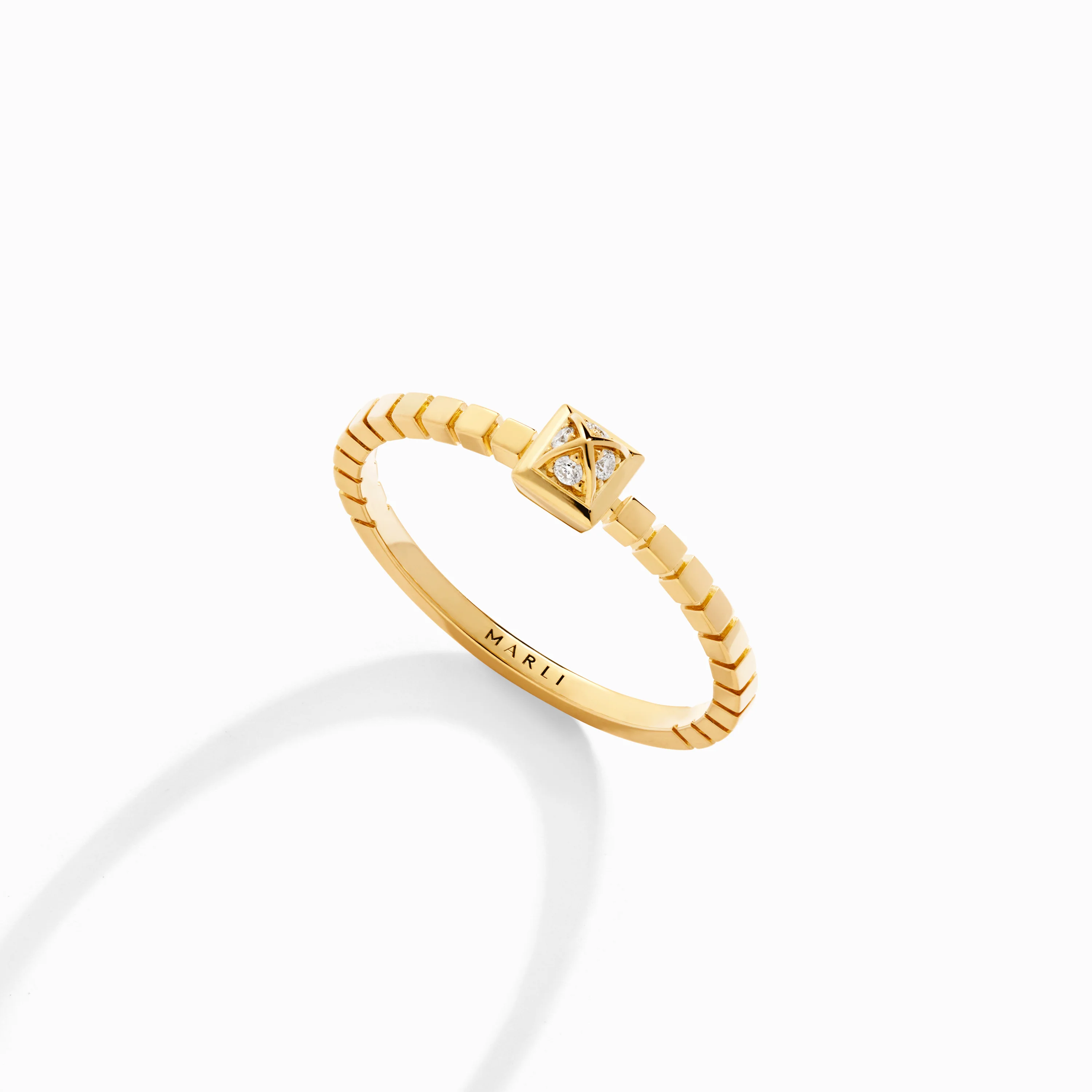 Cleo Lotus Full Diamond Ring
