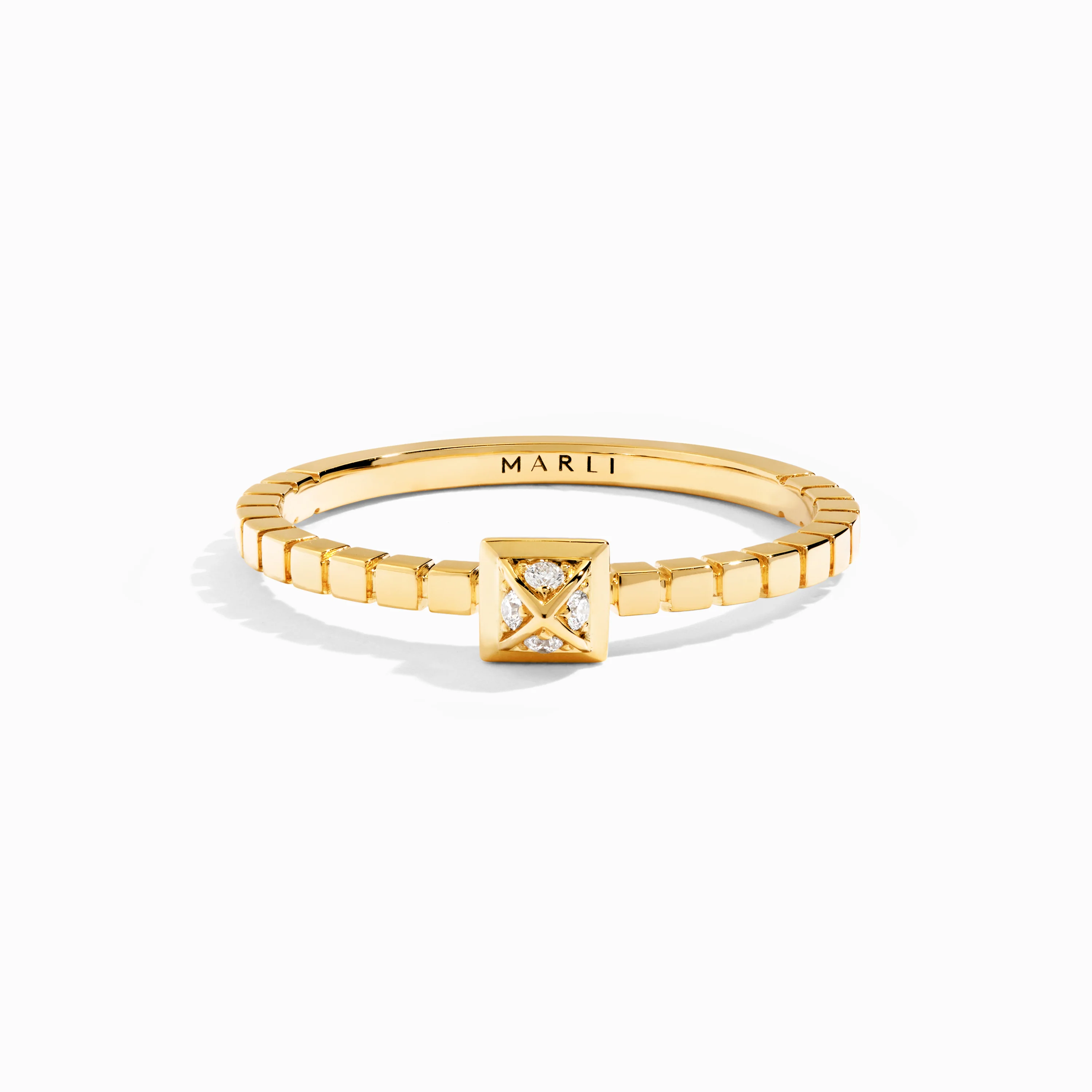 Cleo Lotus Full Diamond Ring - Image 2