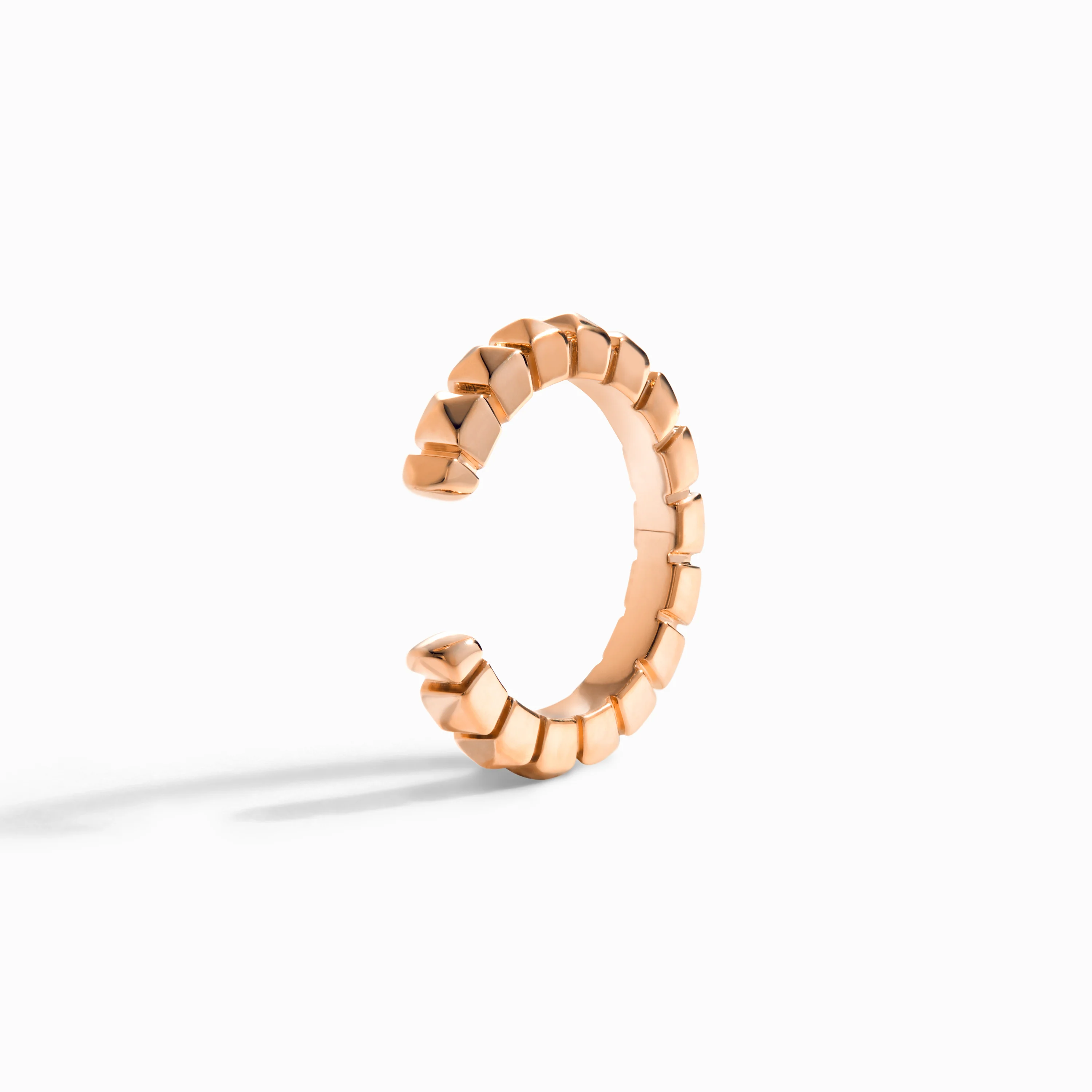 Cleo Lotus Gold Pyramid Ear Cuff (Single) - Image 3