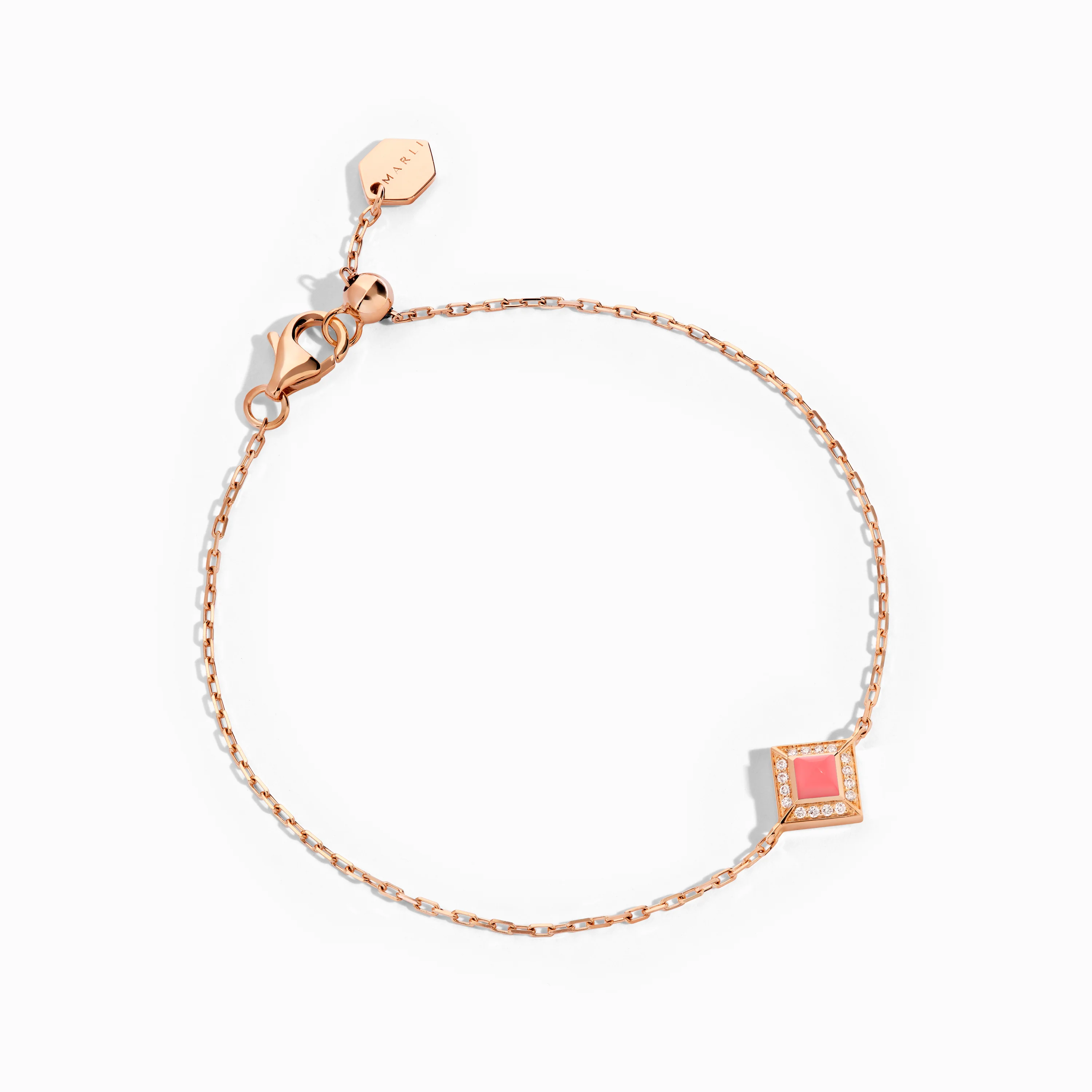 Cleo Lotus Pavé Chain Bracelet - Image 10